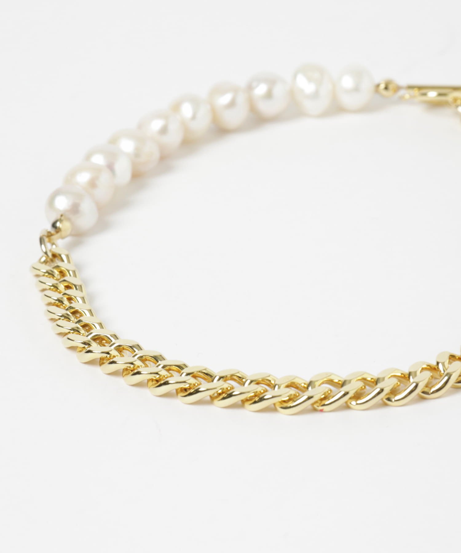 STACEY　チャンキーチェーンネックレス GOLD Free