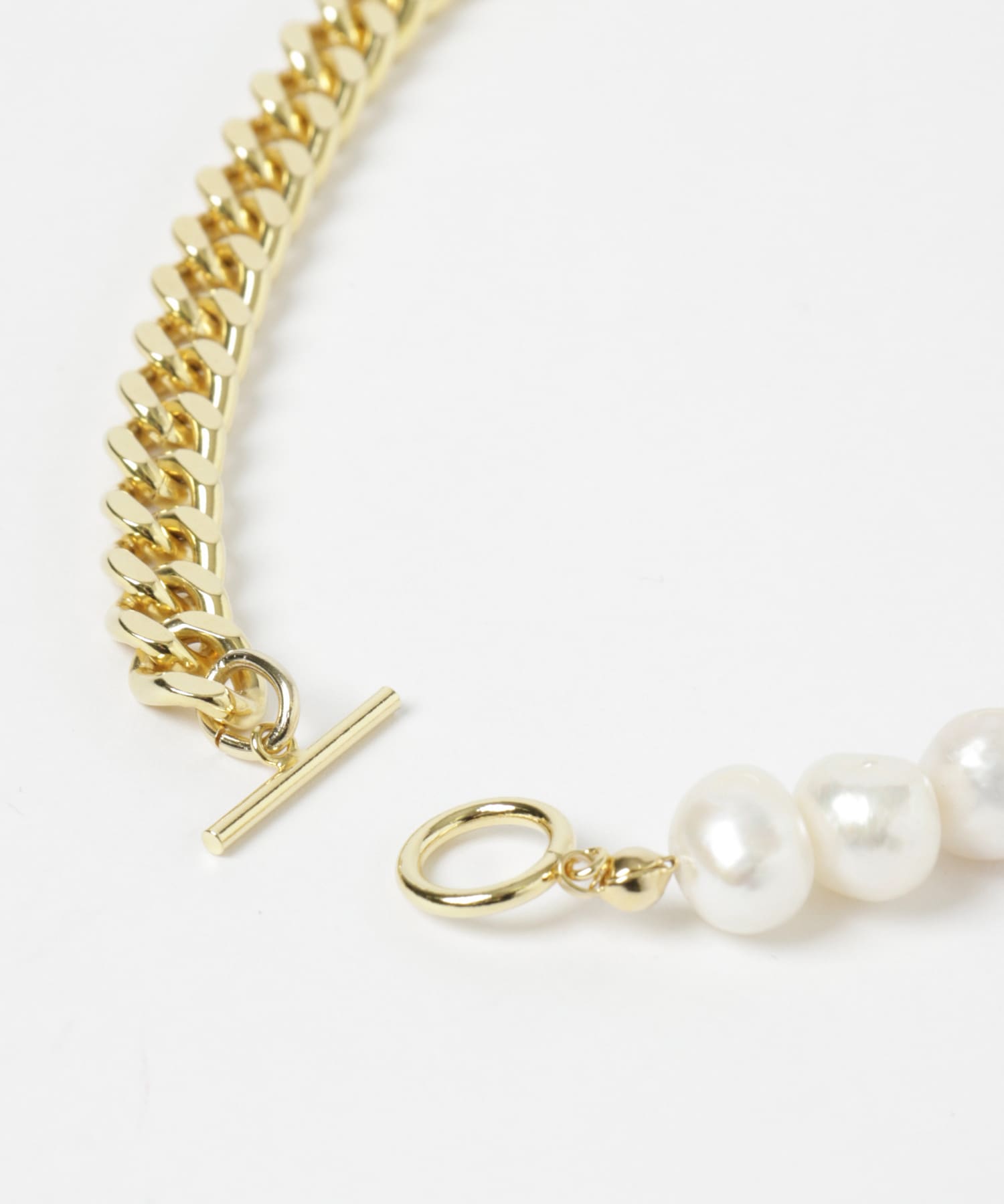 STACEY　チャンキーチェーンネックレス GOLD Free