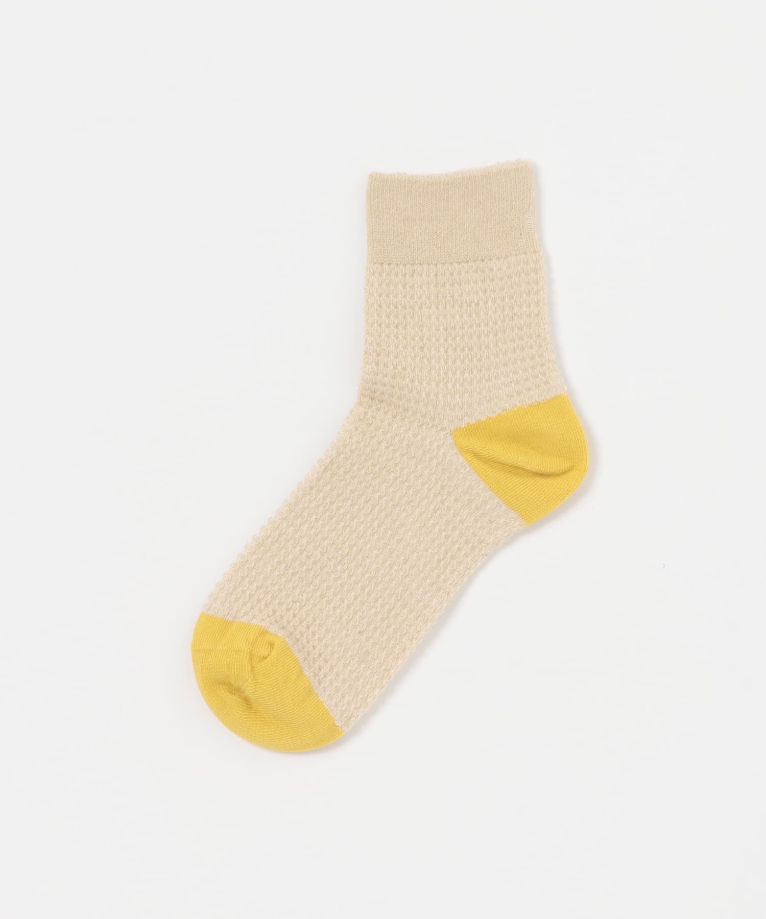 YAHAE　OC WAFFLE PATTERN SOCKS