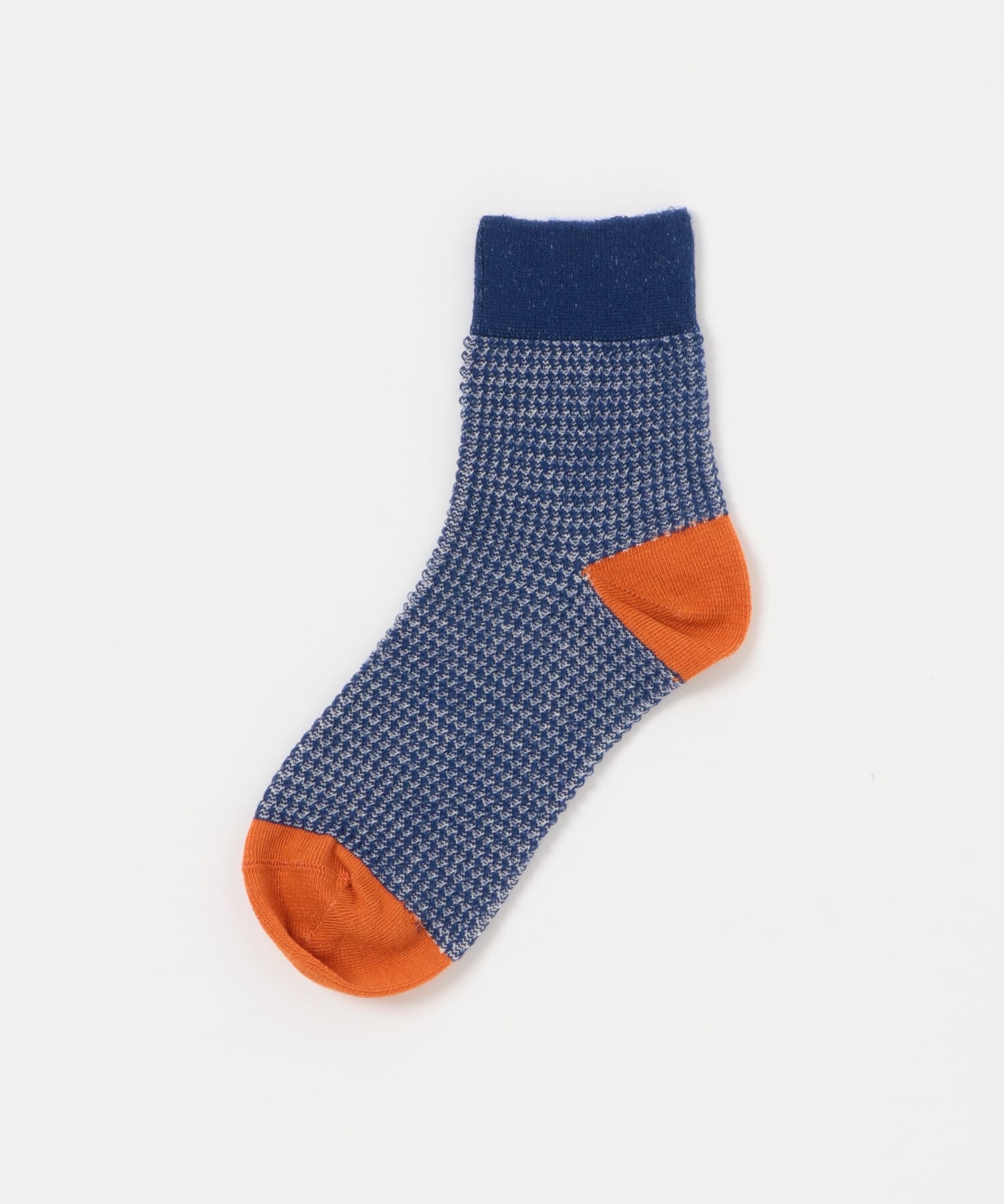 YAHAE　OC WAFFLE PATTERN SOCKS 04BLUE S