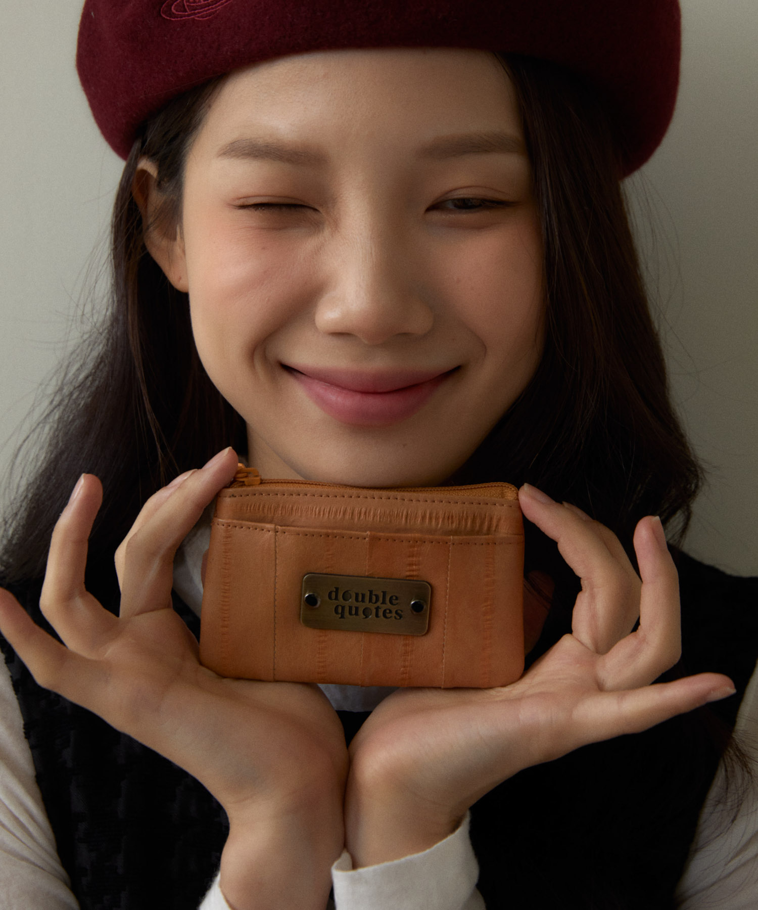 double quotes　BUTTER CARD HOLDER 1ST