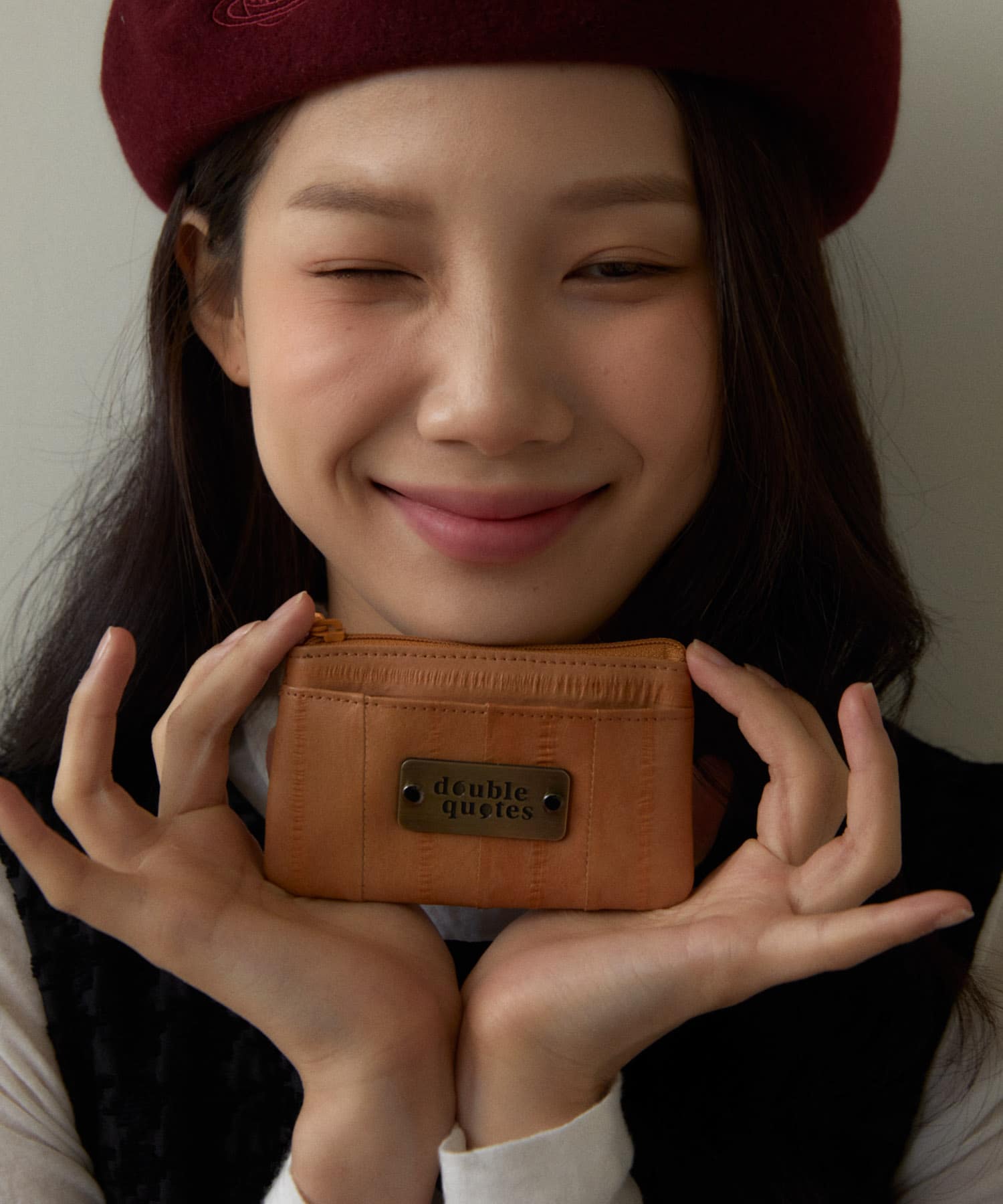 double quotes　BUTTER CARD HOLDER 1ST サンド One