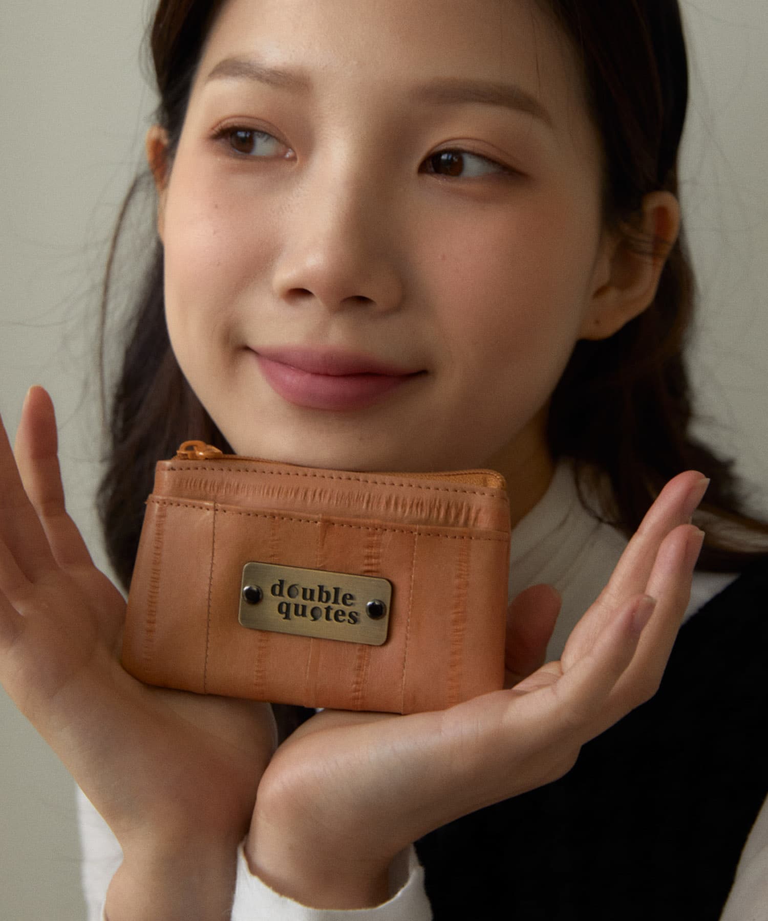 double quotes　BUTTER CARD HOLDER 1ST サンド One