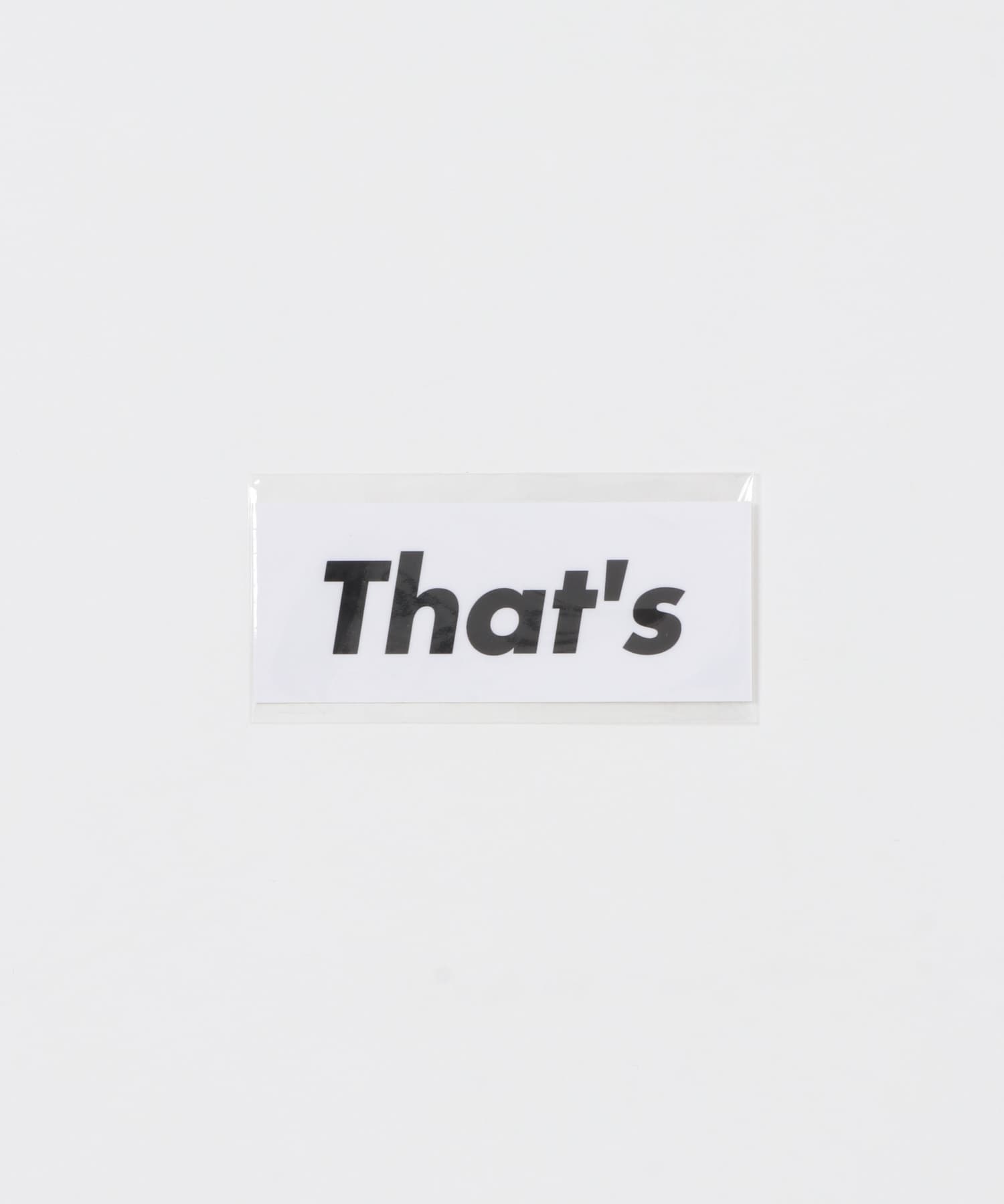 That’s　THATS STICKER C