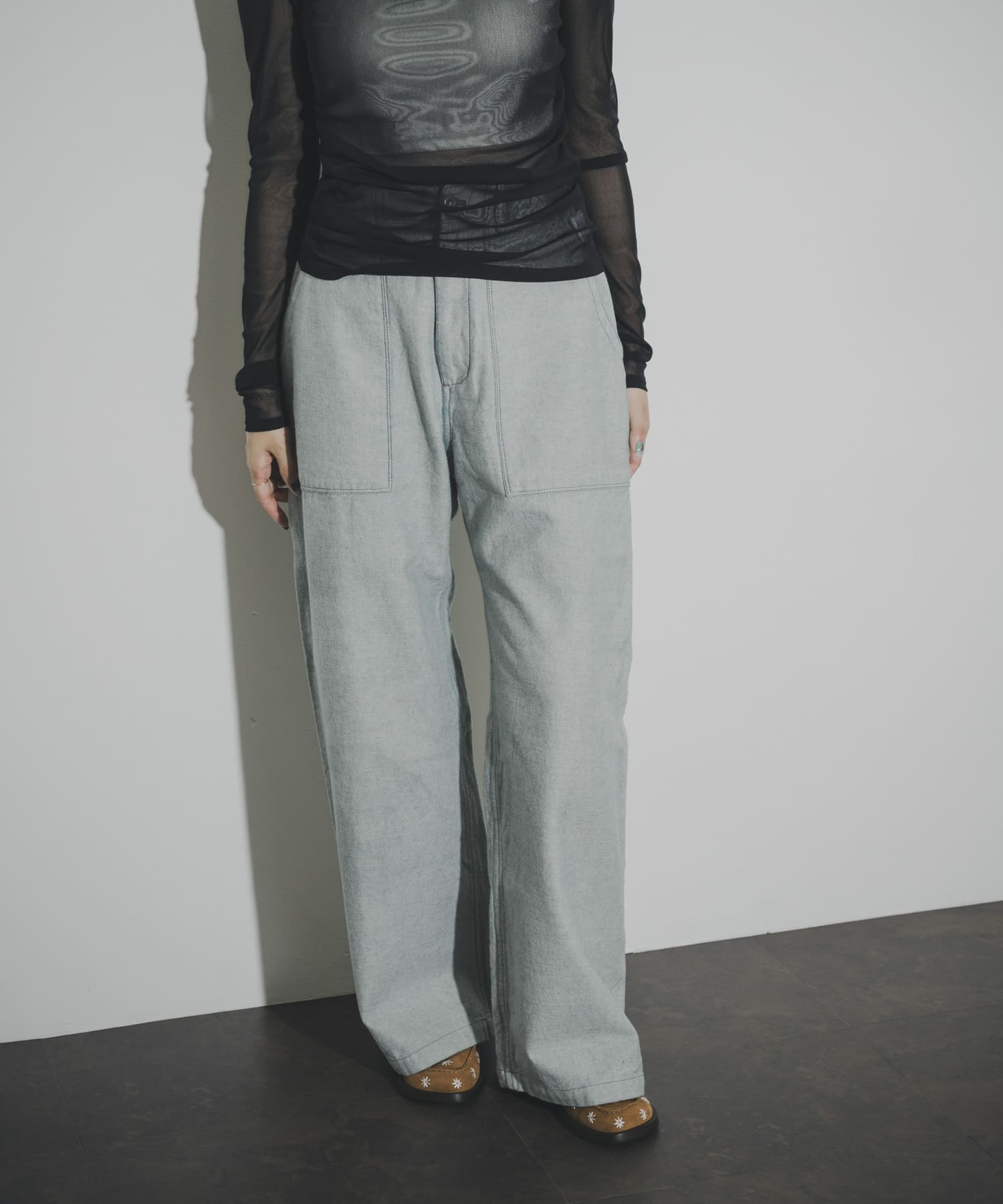 ザ グッドランド マーケット　RE DENIM BAKERPANTS