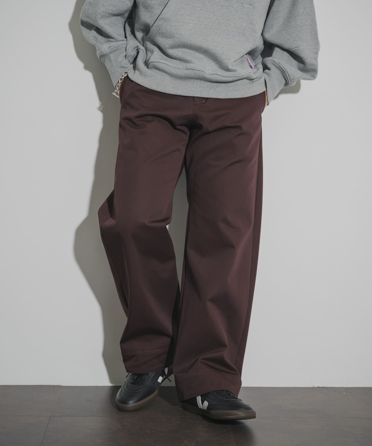 nanamica Wide Straight Chino Pants(32 Black(K)): ボトム｜URBAN