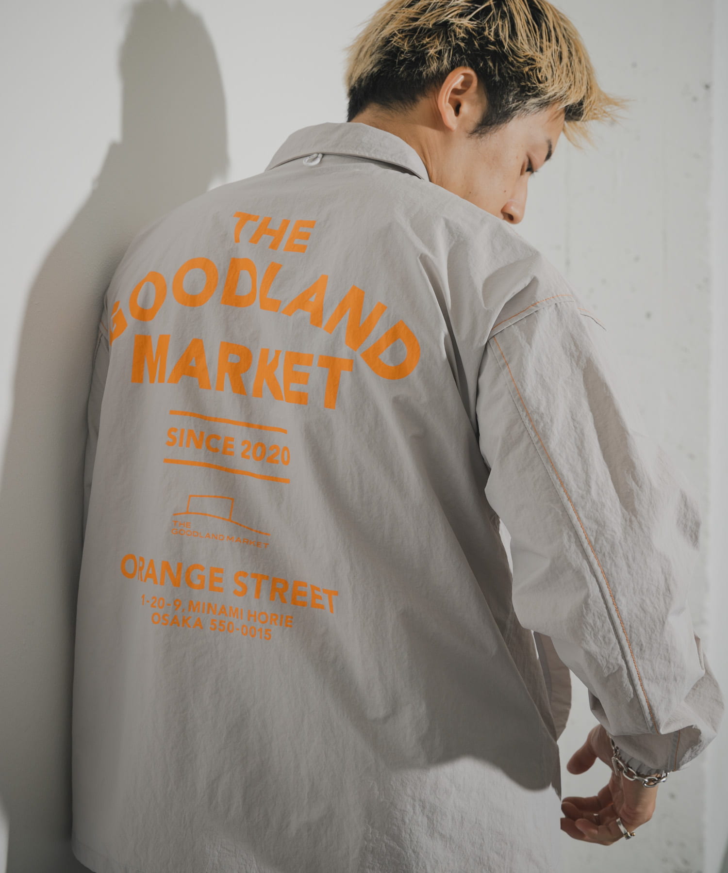 ザ グッドランド マーケット GOOD COACH JACKET(1 PURPLE): アウター