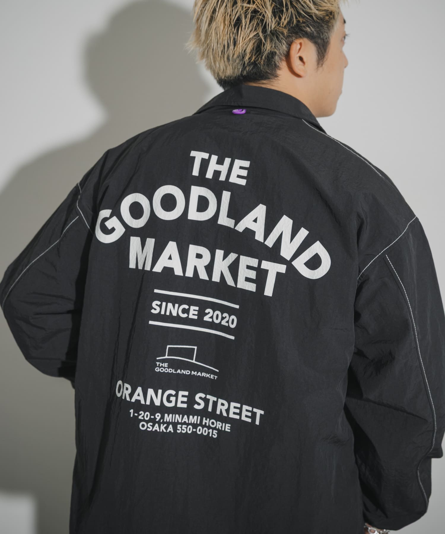 ザ グッドランド マーケット GOOD COACH JACKET(1 PURPLE): アウター