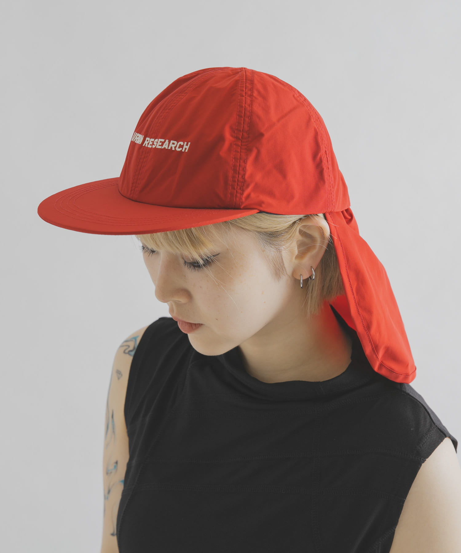ザ グッドランド マーケット SUNSHADE CAP(one RED): 帽子｜URBAN