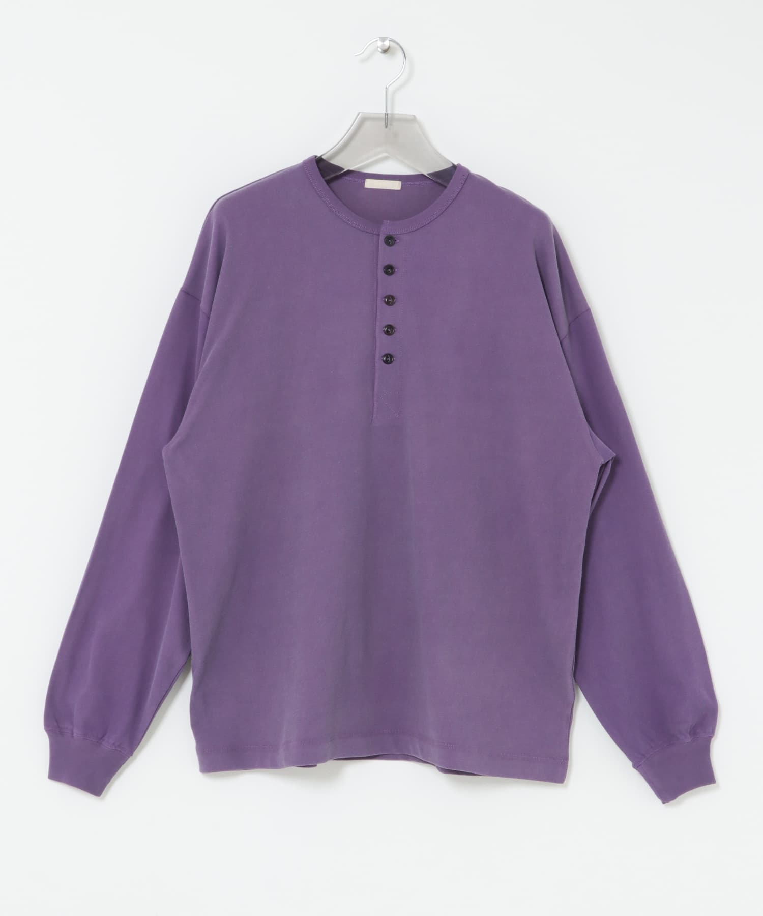 ULTERIOR　HENLEY-NECK TOP