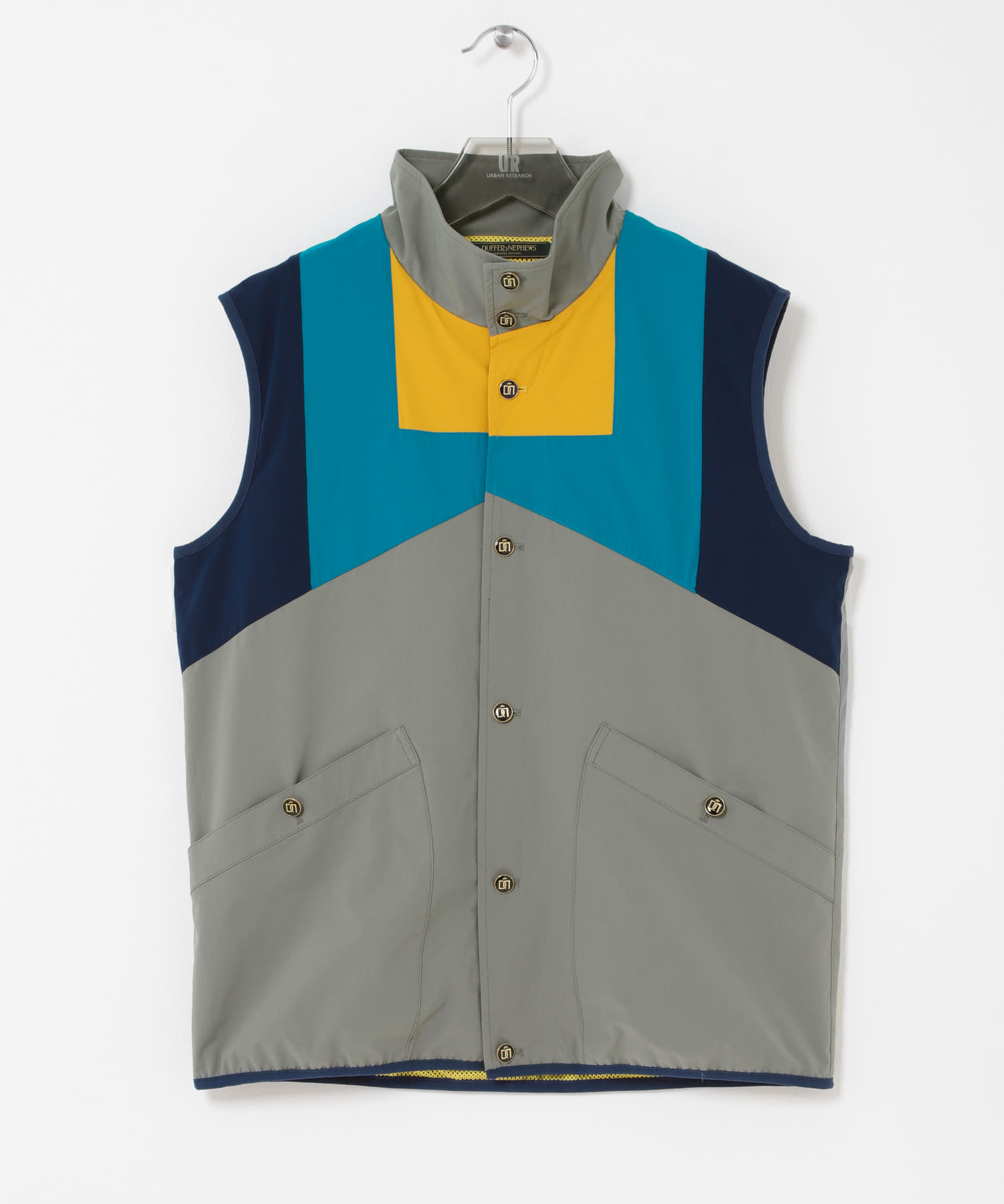 The DUFFER N NEPHEWS　STAND COLLAR VEST