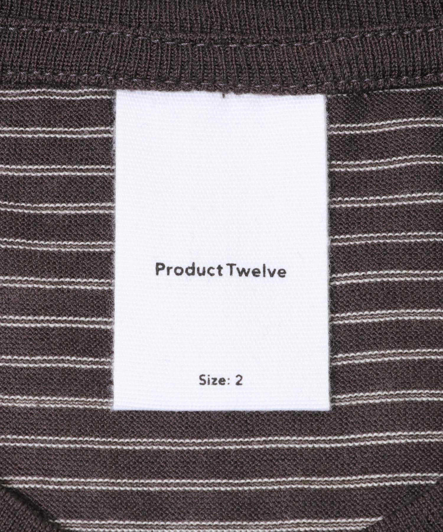 Product Twelve　SUPER 140’S MW L/S BROWN ST 2