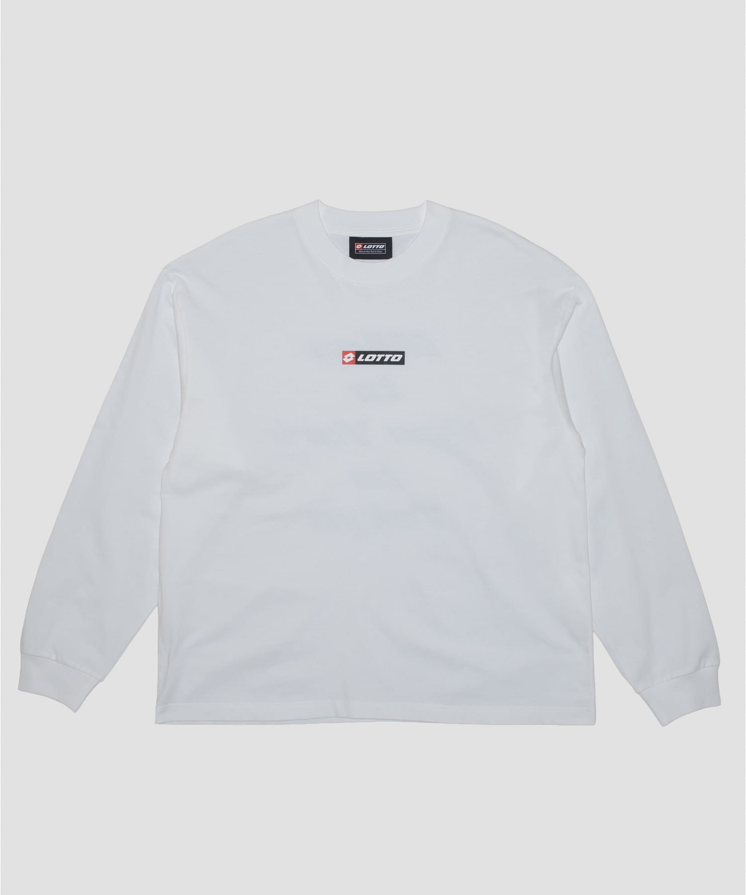 LOTTO　M/N/T BACK PRINT LONG-SLEEVE T-SHIRTS WHITE M