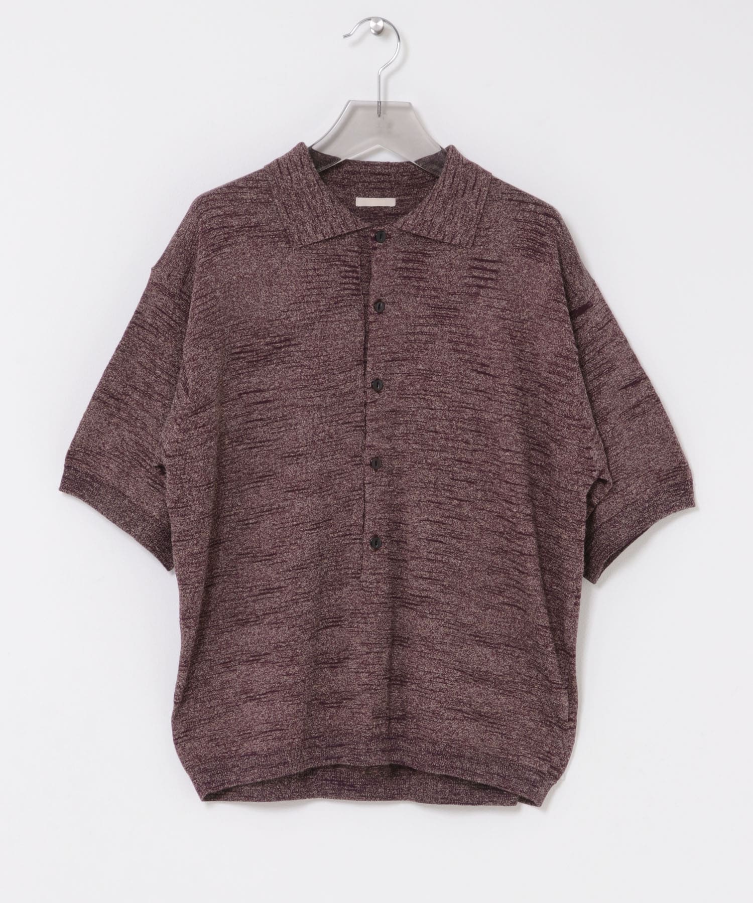 ULTERIOR　MELANGE SLUB YARN KNIT