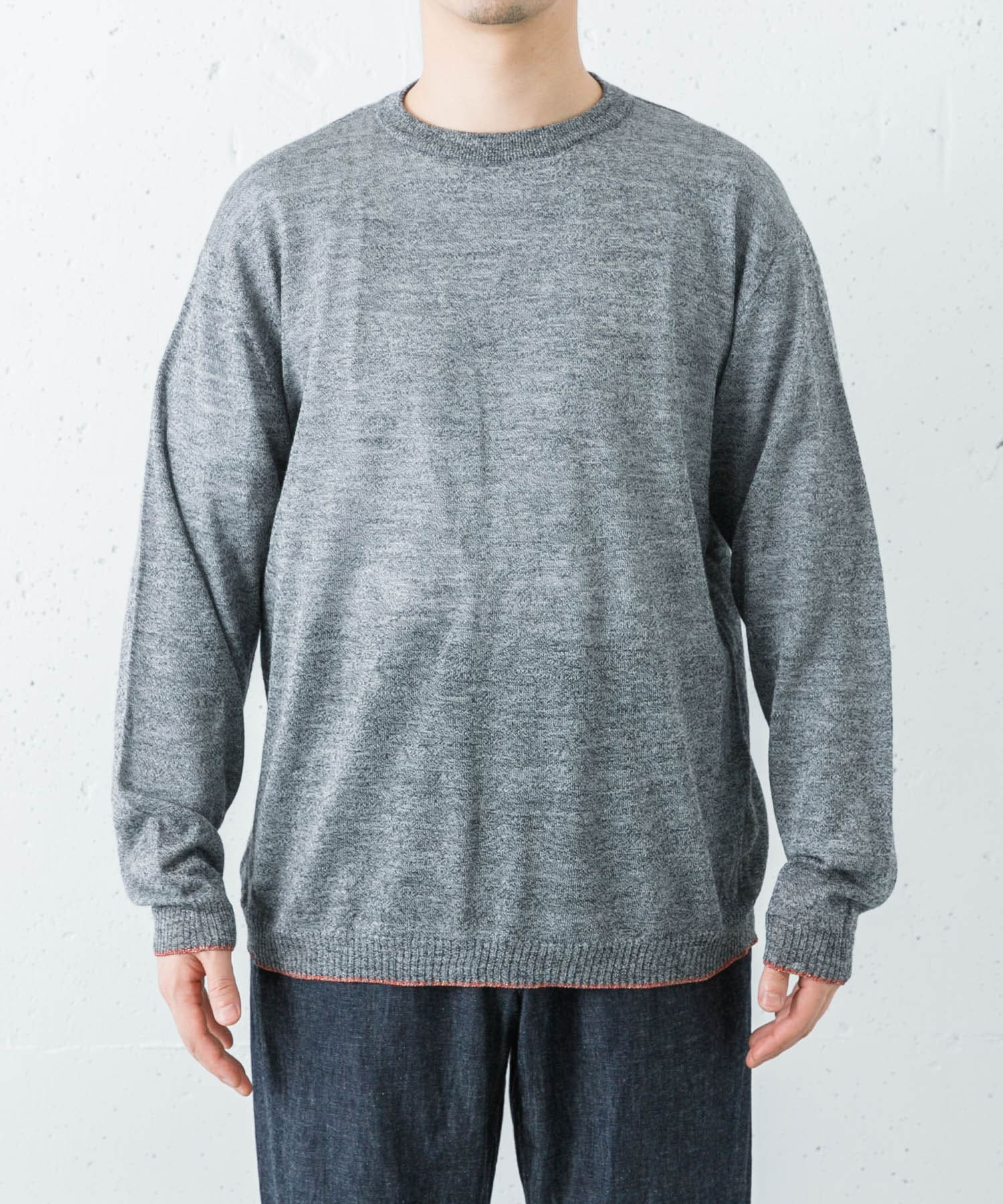 crepuscule W/G Rametriming Pullover(1 GRAY): トップス｜URBAN