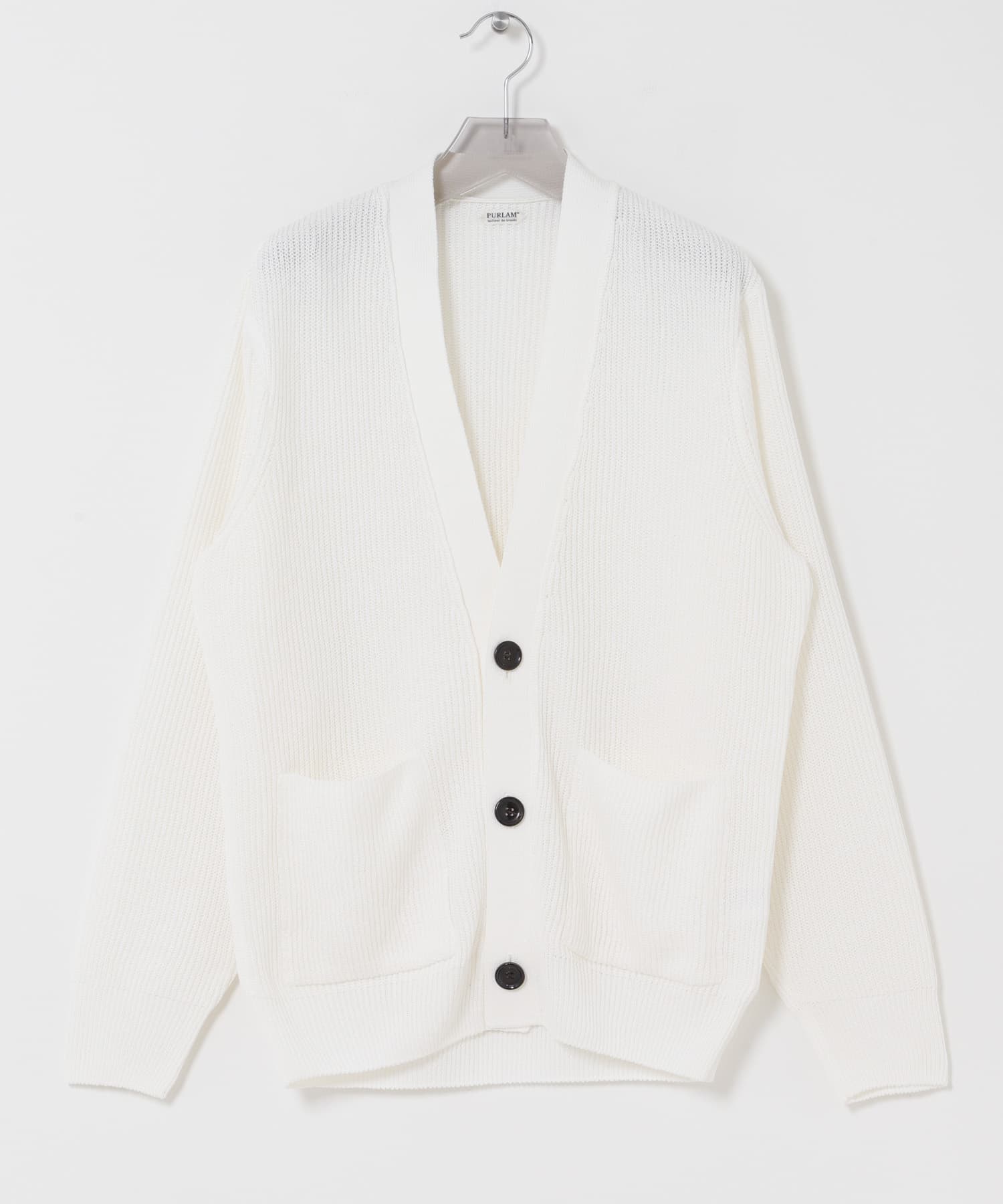 PURLAM　WASHI M-G AZE CARDIGAN