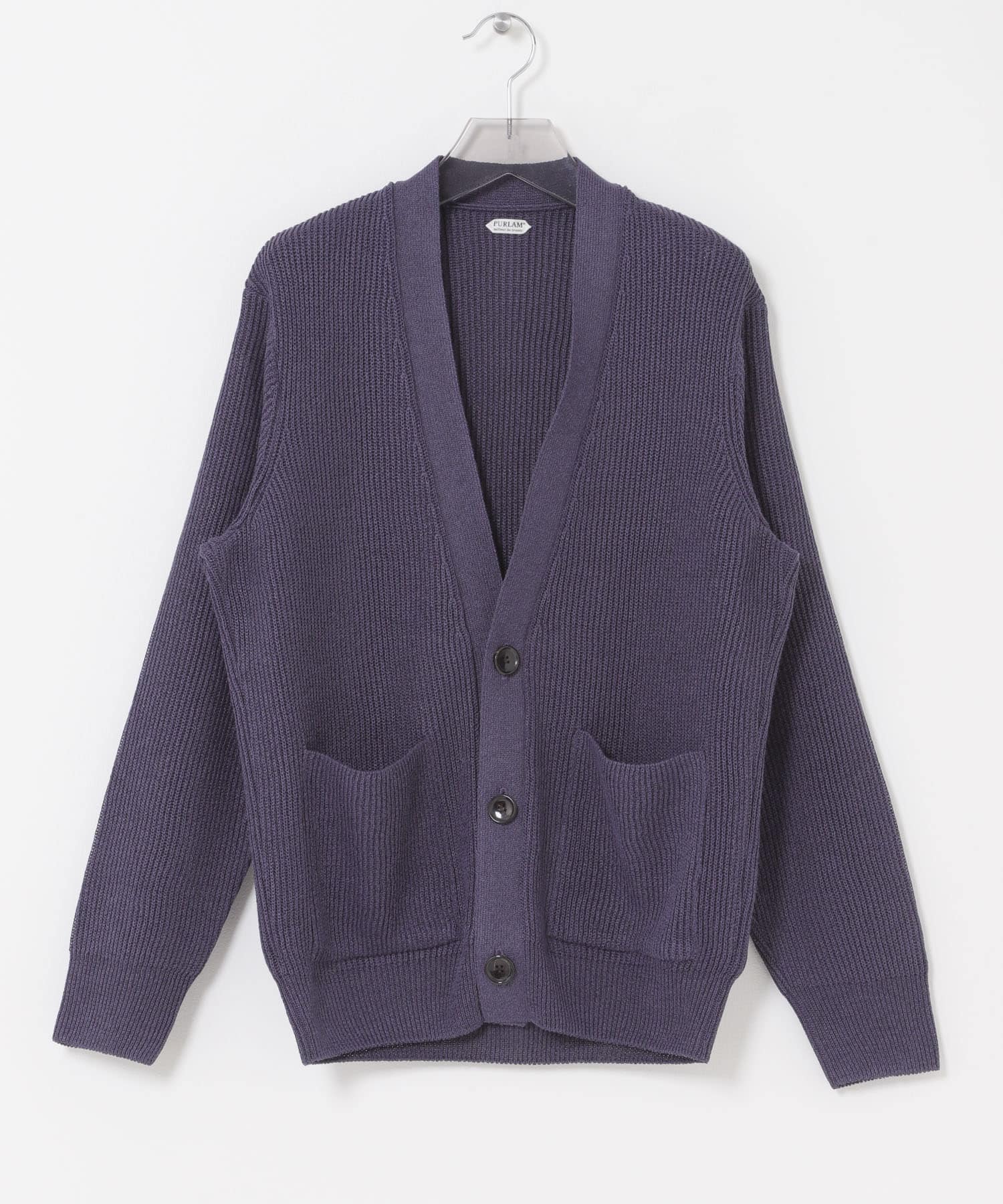 PURLAM　WASHI M-G AZE CARDIGAN