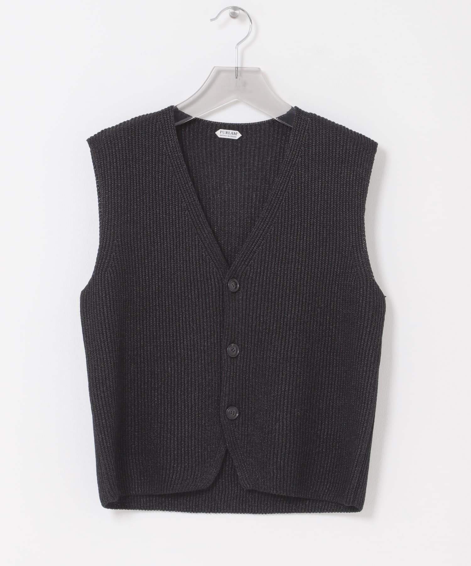 PURLAM　WASHI M-G AZE VEST