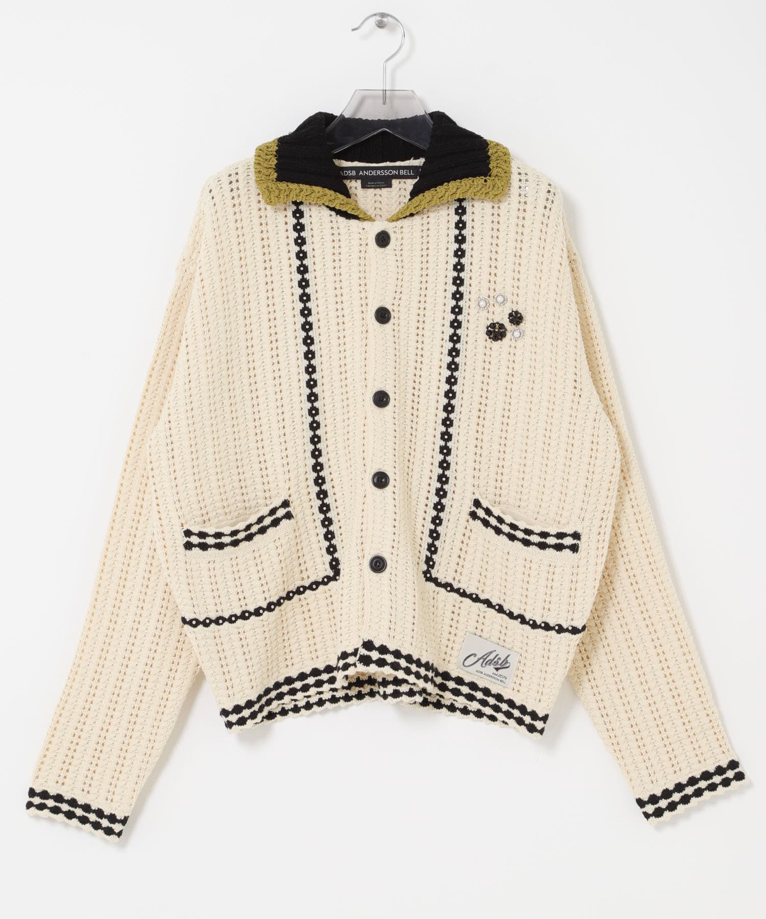 Andersson Bell UNI NEW F/CLR CARDIGAN(L ECRU): トップス｜URBAN