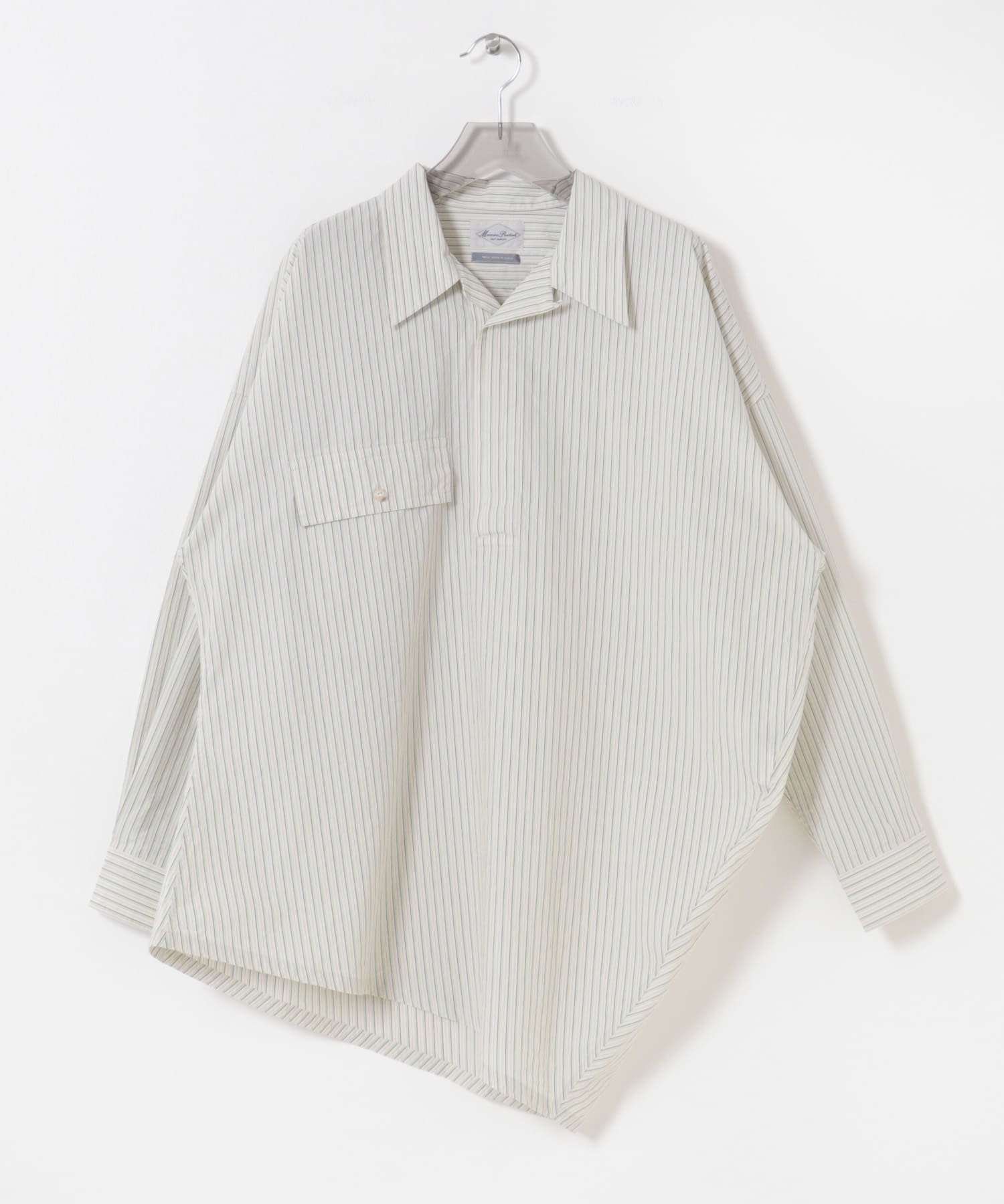 Marvine Pontiak Shirt Makers　TWIST PULLOVER BEIGE ST One