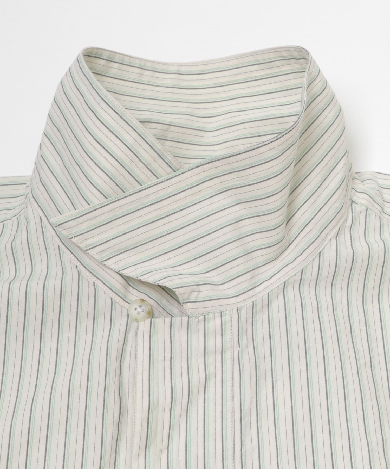 Marvine Pontiak Shirt Makers　TWIST PULLOVER BEIGE ST One