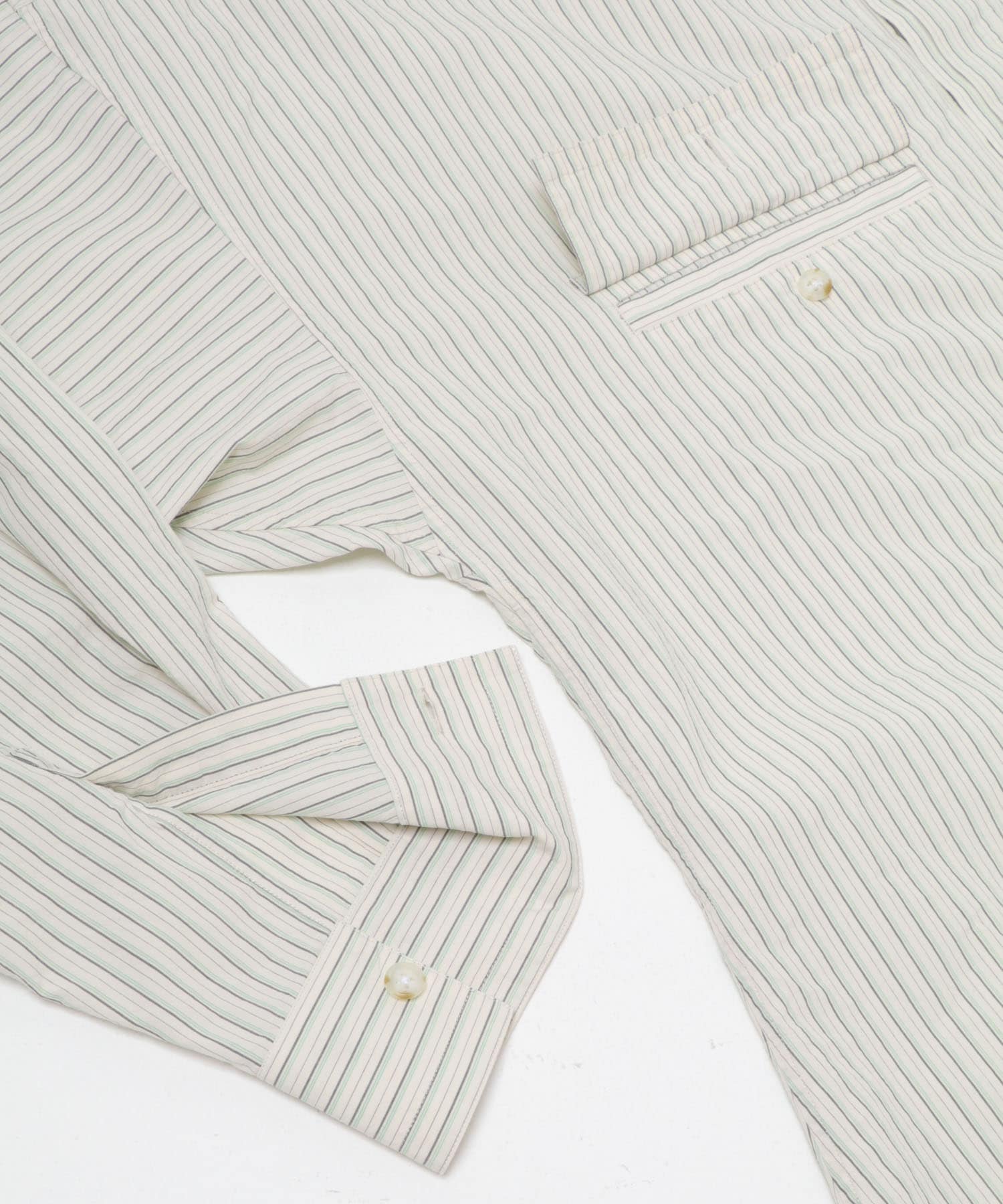 Marvine Pontiak Shirt Makers　TWIST PULLOVER BEIGE ST One