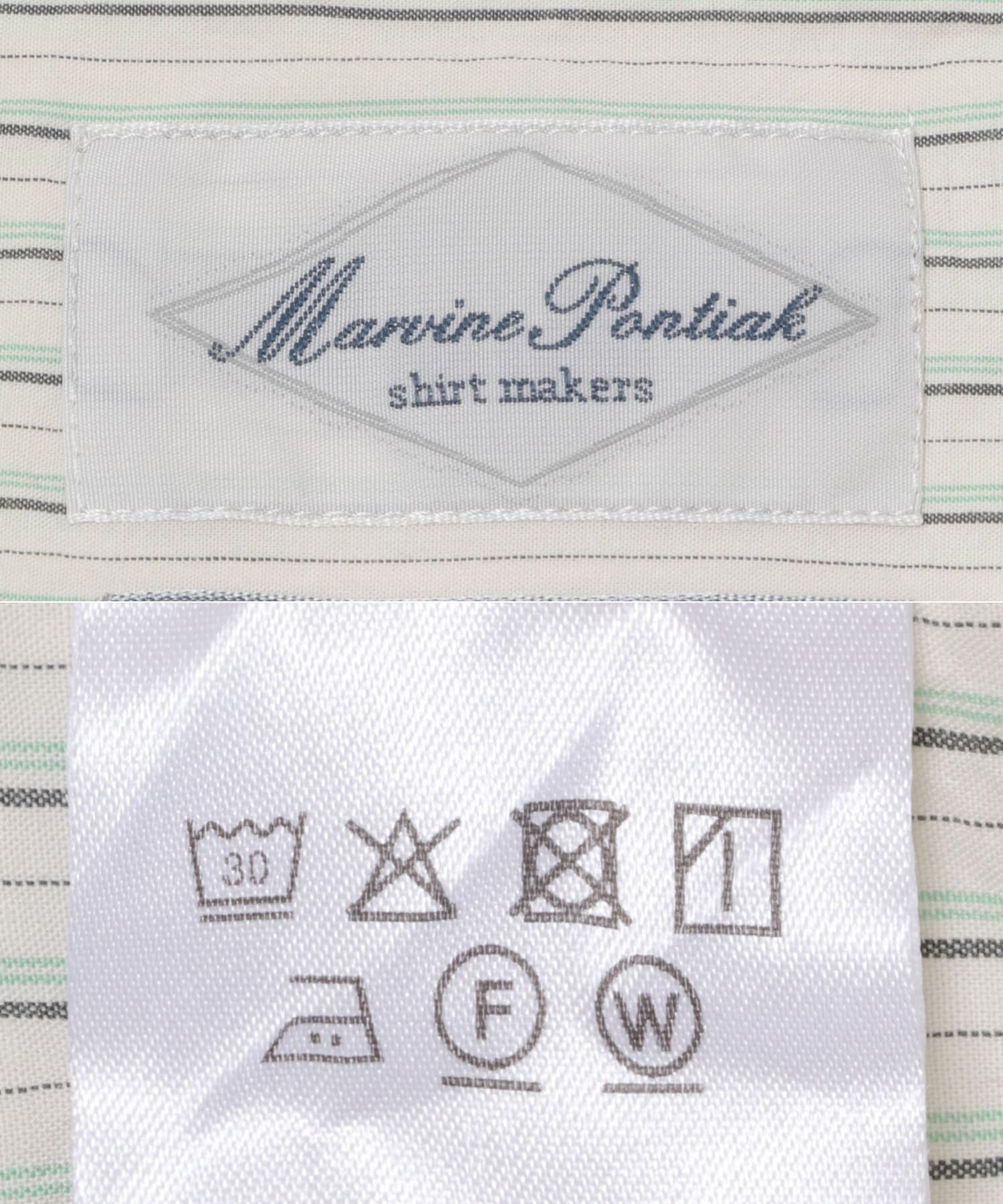 Marvine Pontiak Shirt Makers　TWIST PULLOVER BEIGE ST One