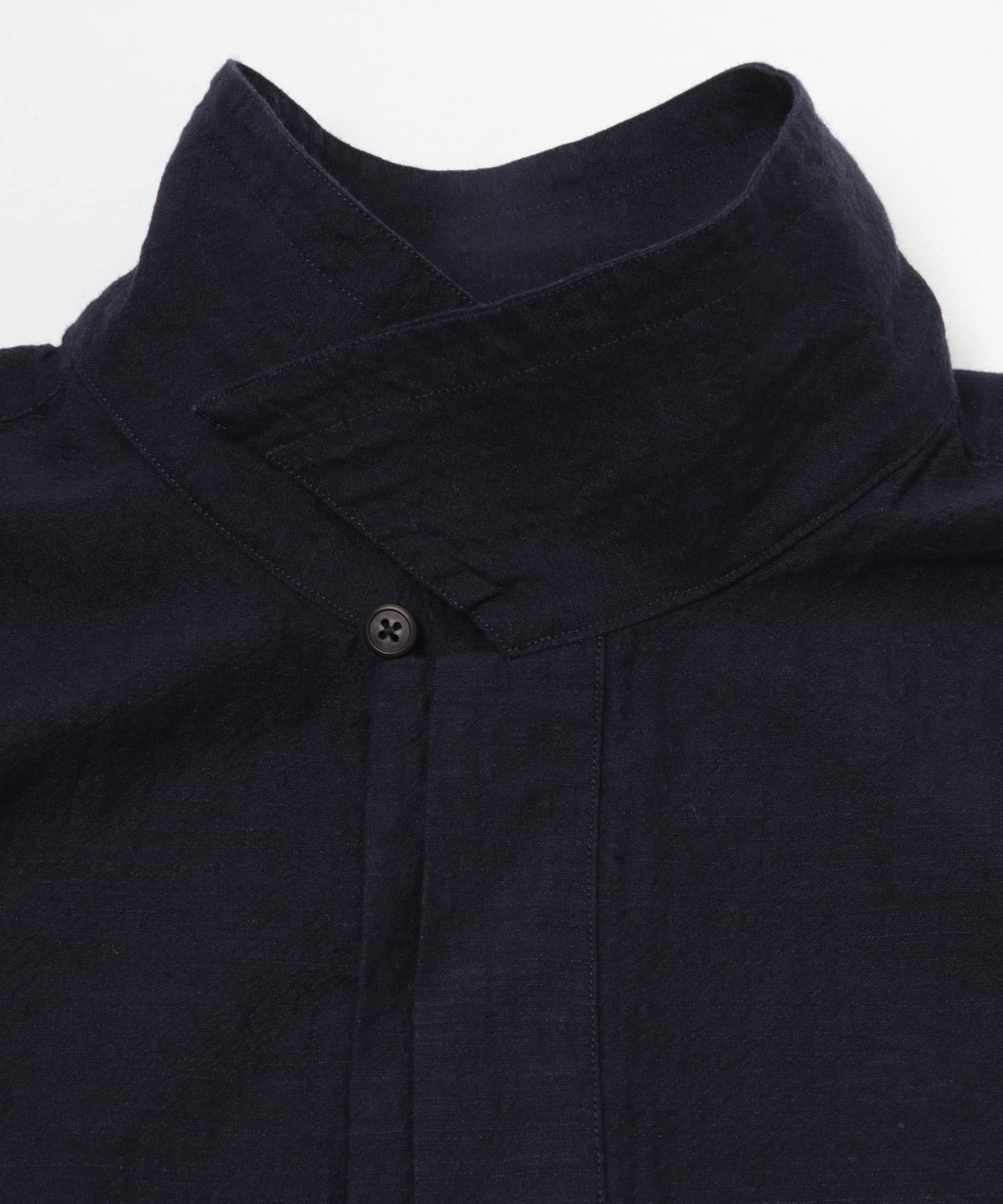 Marvine Pontiak Shirt Makers　TWIST PULLOVER DARK NAVY One