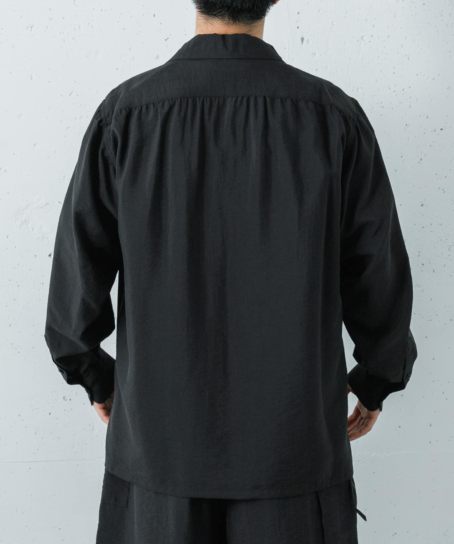 Product Twelve SILK NYLON WORK SHIRTS(2 BLACK): トップス｜URBAN