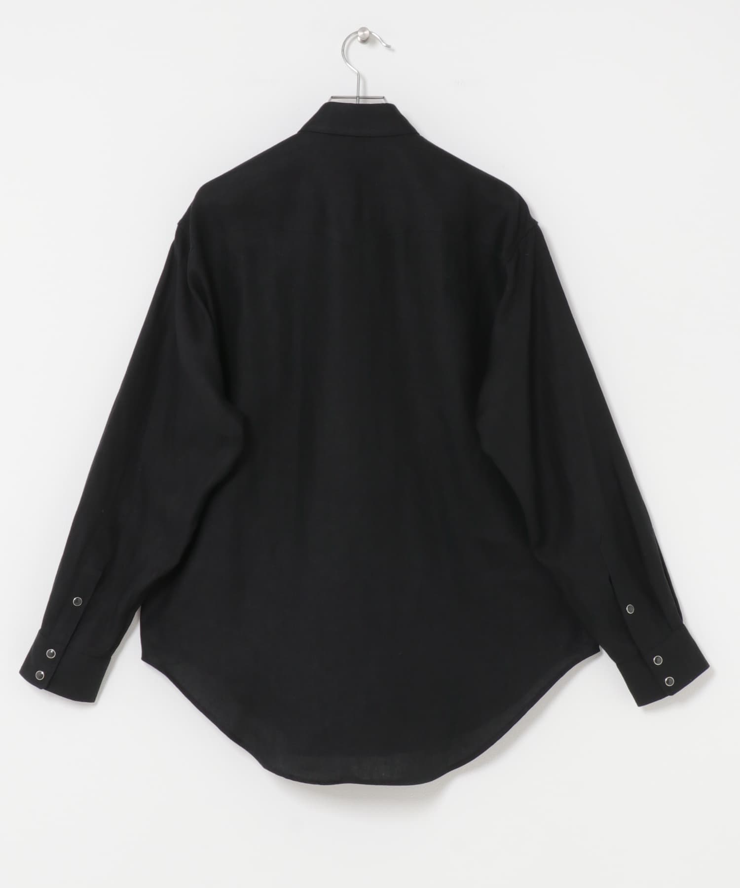 semoh　EASTERN WESTERN SHIRTS BLACK 2