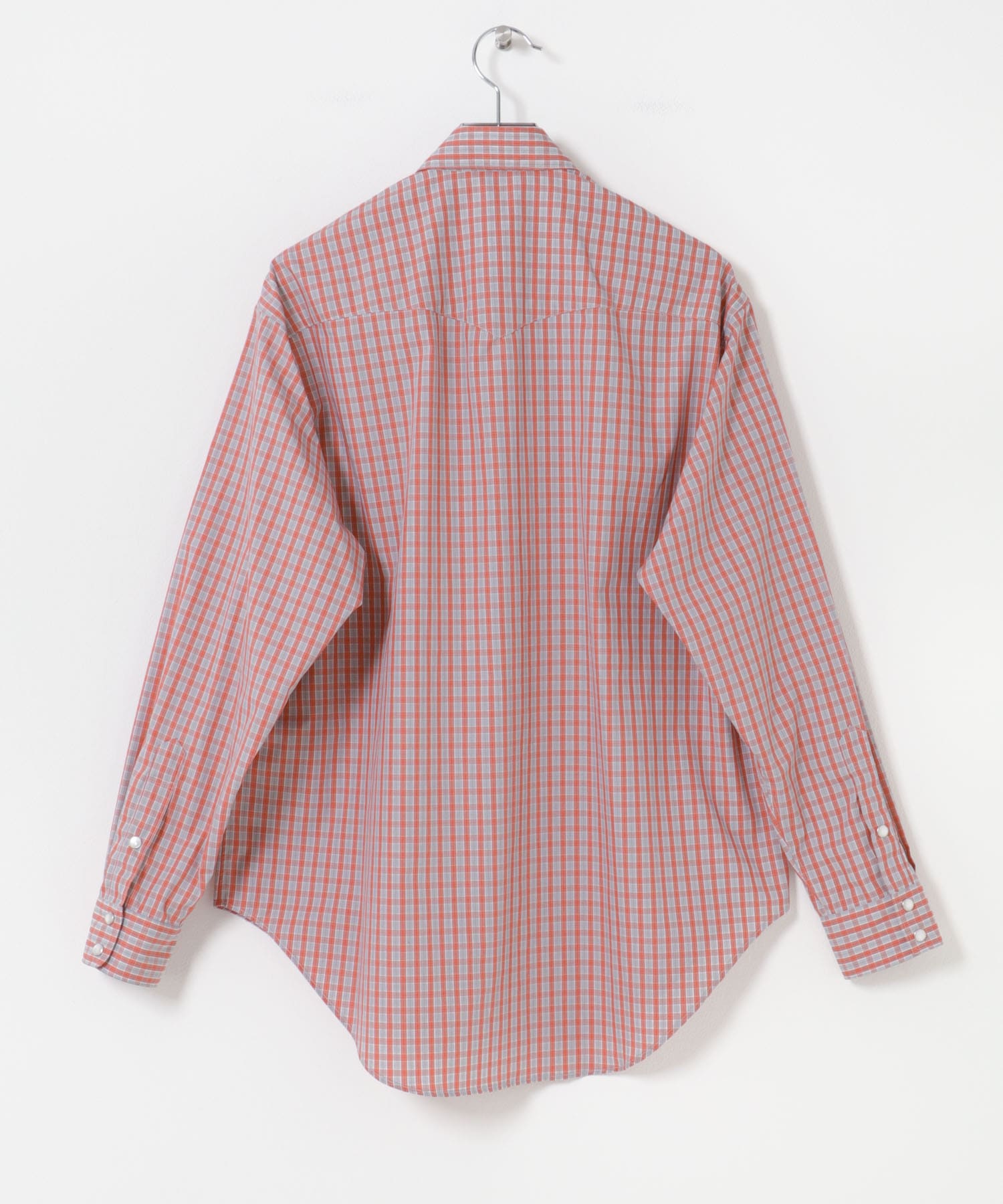 semoh　EASTERN WESTERN SHIRTS RED CHECK 2