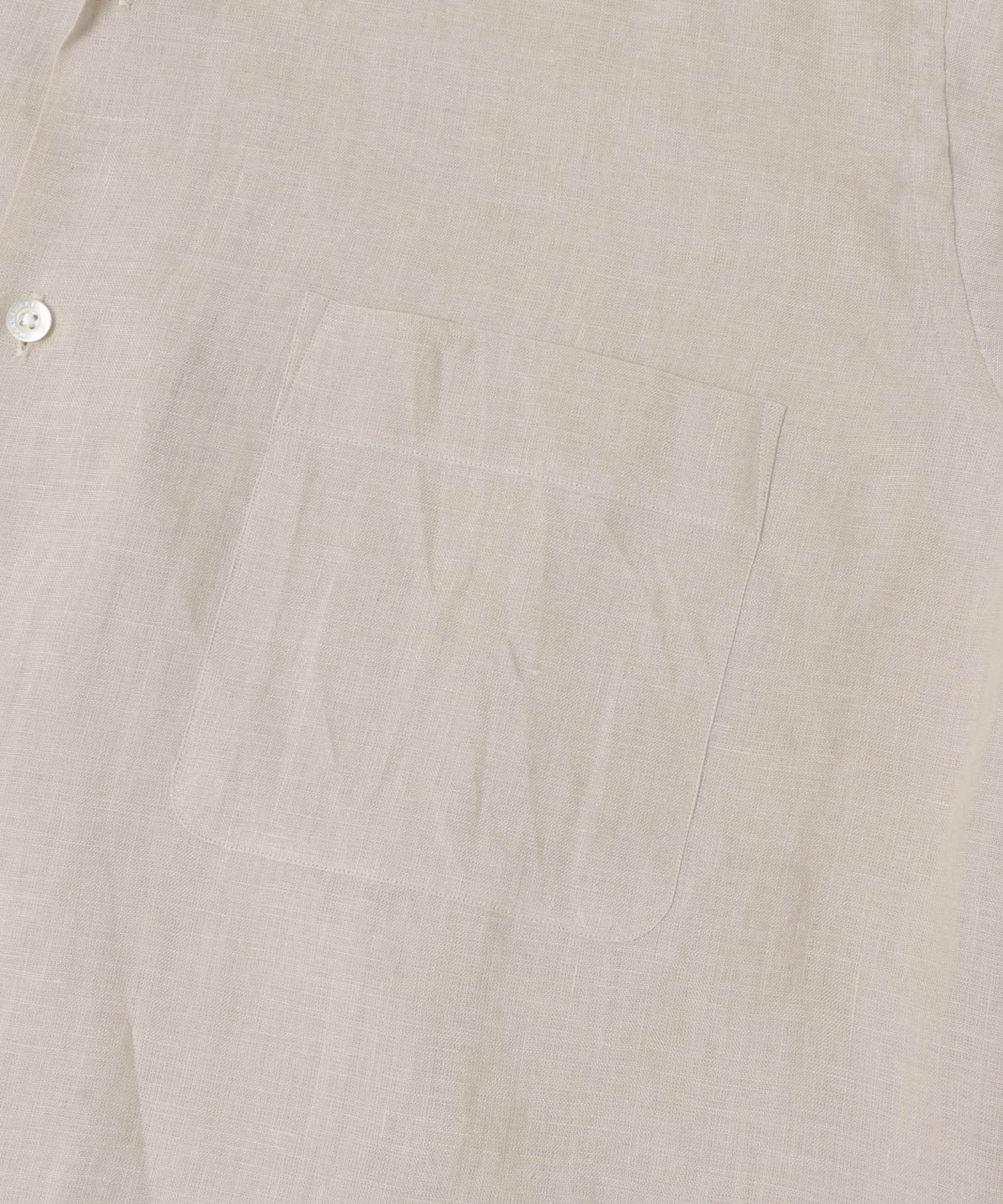 MARKAWARE　COMFORT FIT OPEN COLLAR TAUPE 1