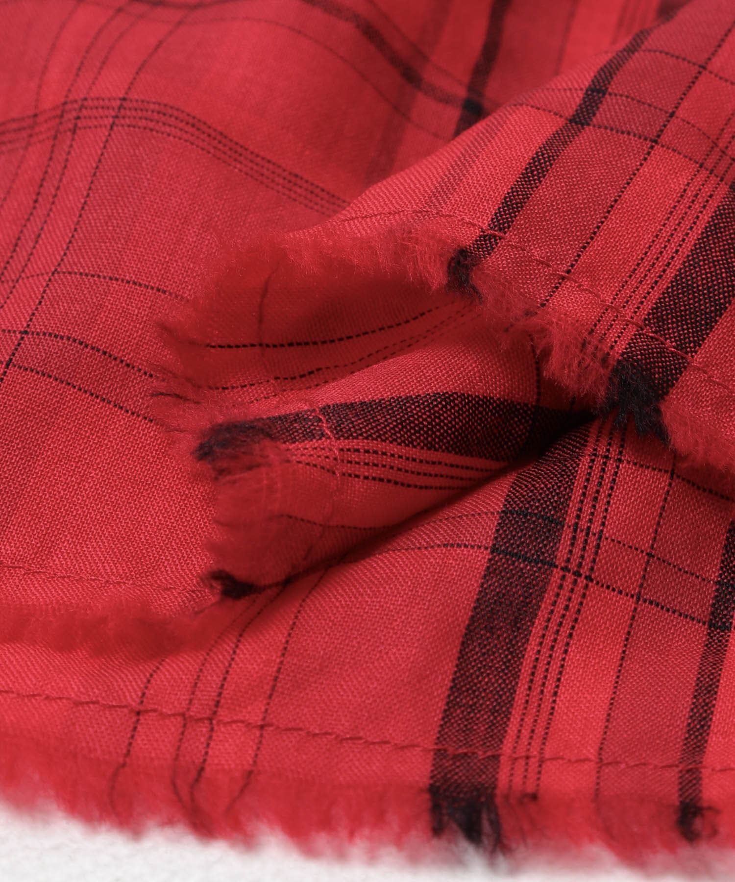 MAATEE SONS　OPEN COLLAR フリンジ C/25 RED 2