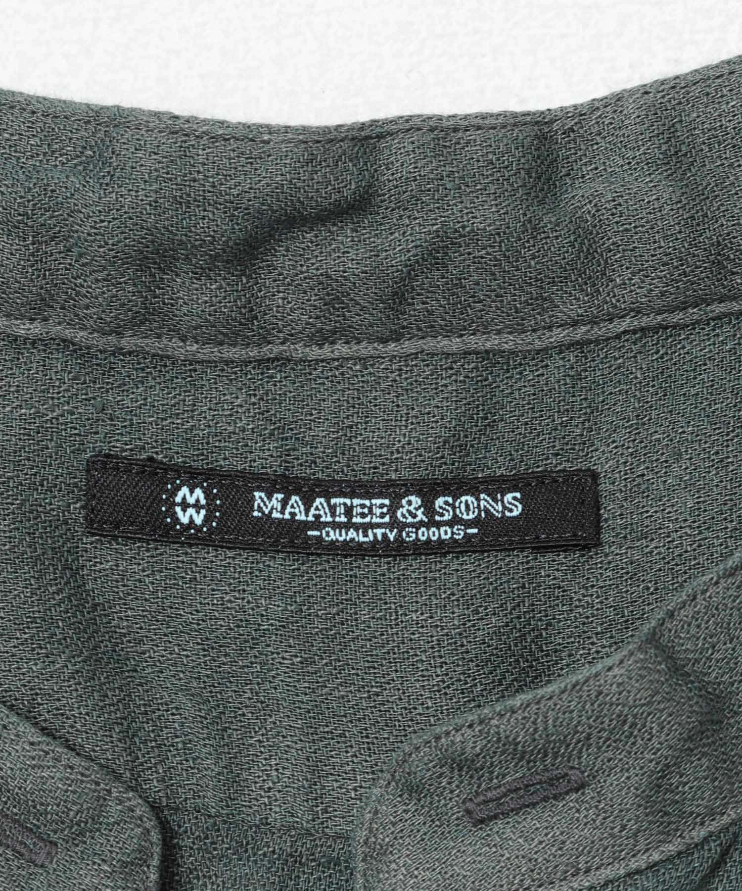 MAATEE&SONS　フリンジSHIRTS C/44 GNGRY 2