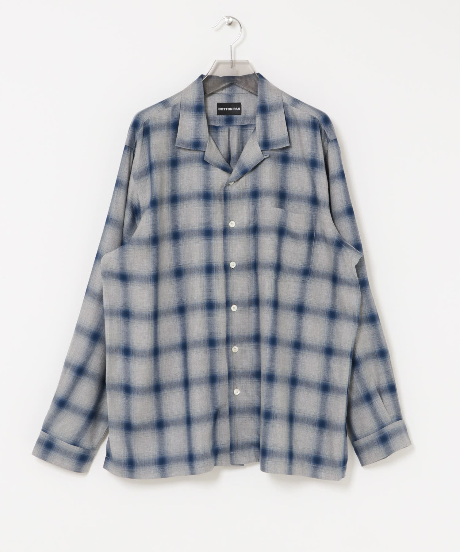 COTTON PAN　SOHOオンブレシャツロングスリーブ