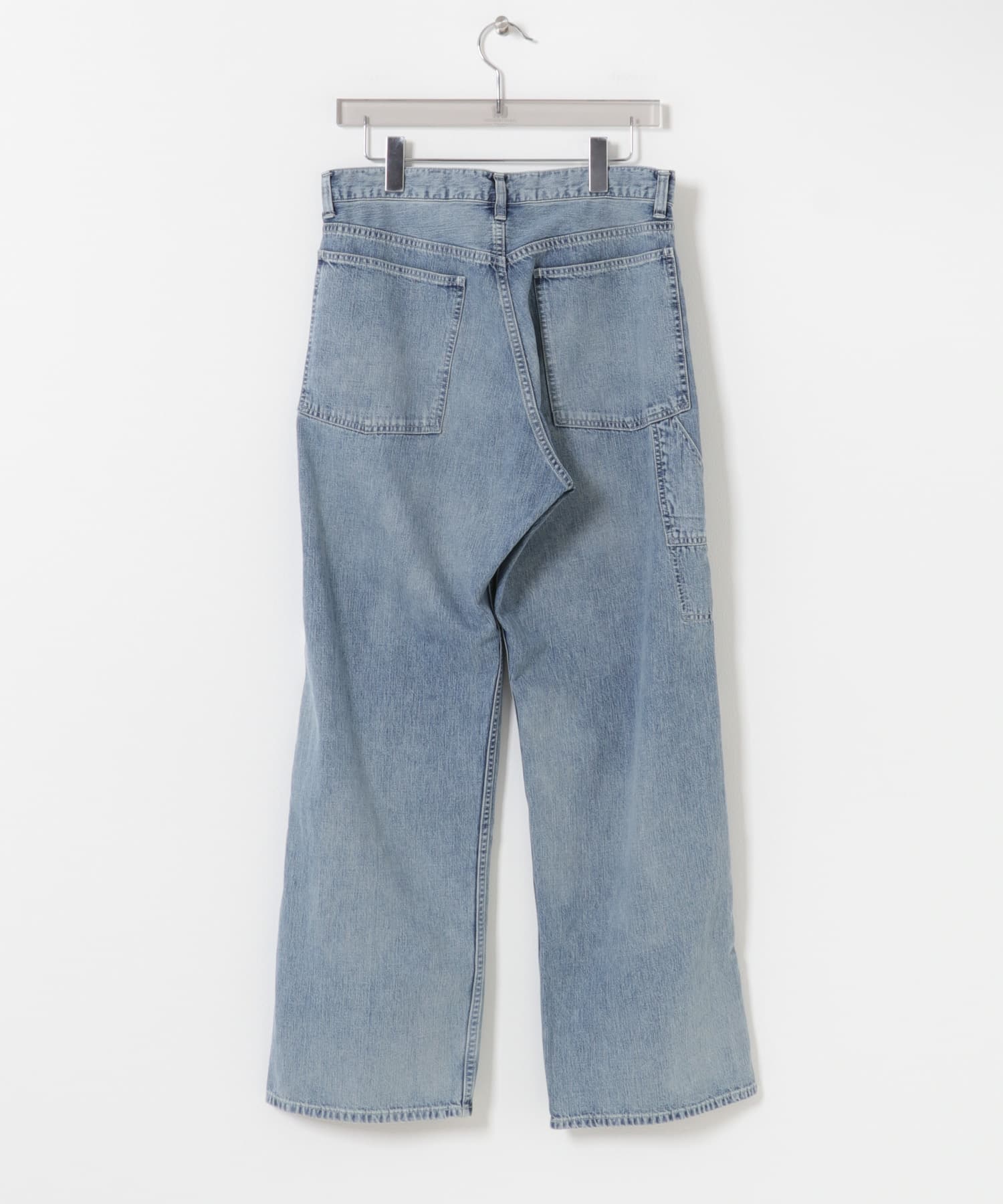 ULTERIOR　LIGHT DENIM PAINTER PANTS FADE BLUE 4