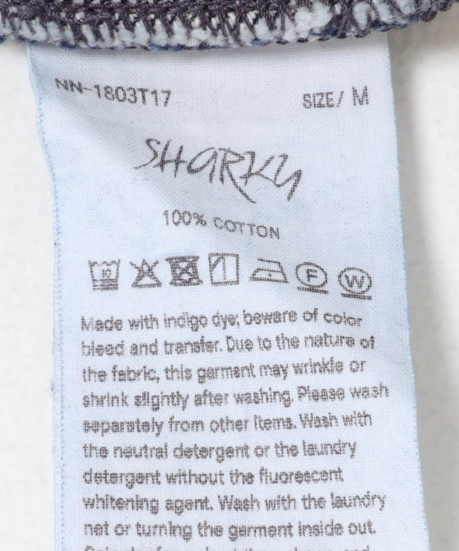 NICENESS　SHARKY / シャーキー INDIGO L