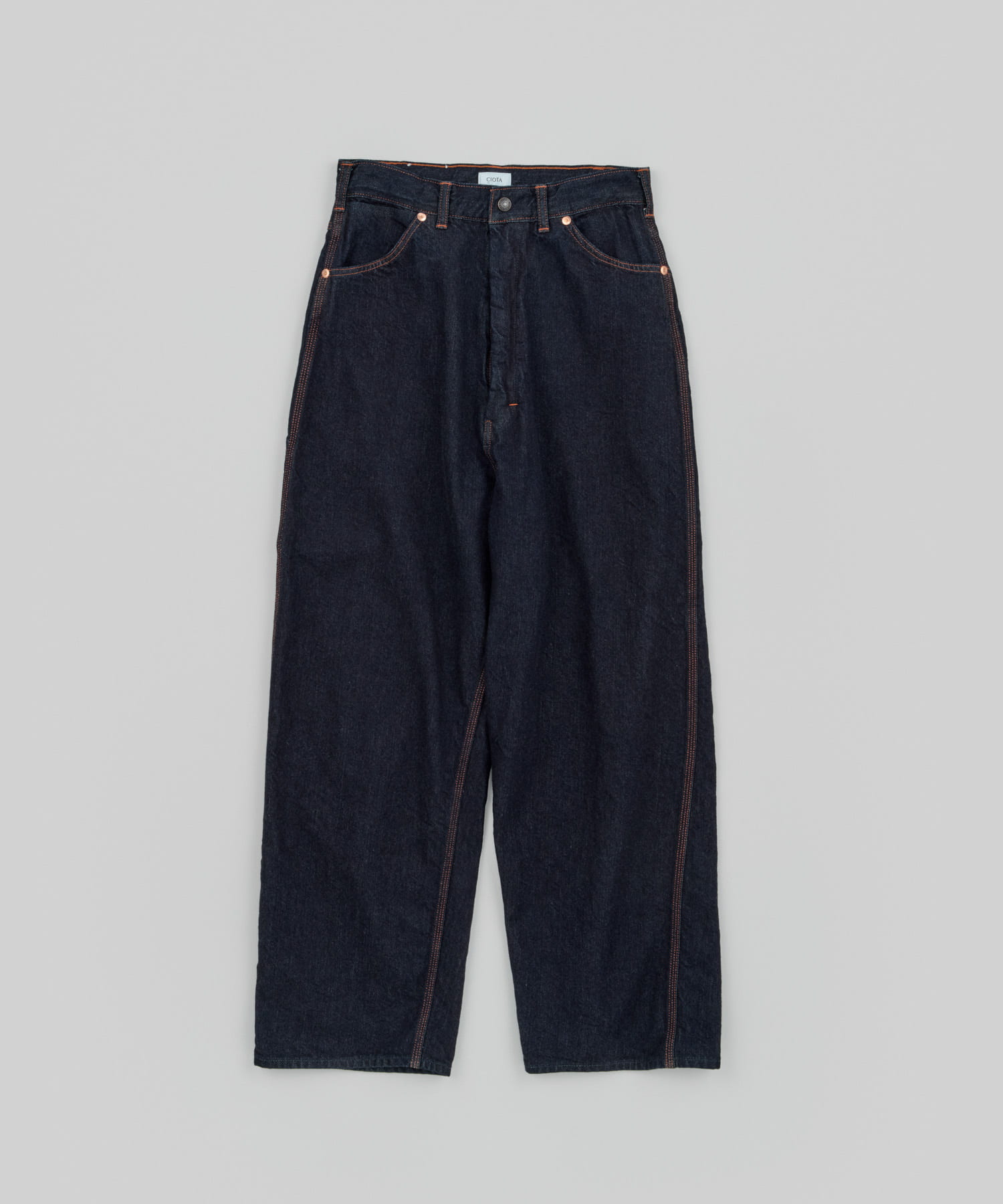 CIOTA　DENIM PAINTER PANTS DARK NAVY 4