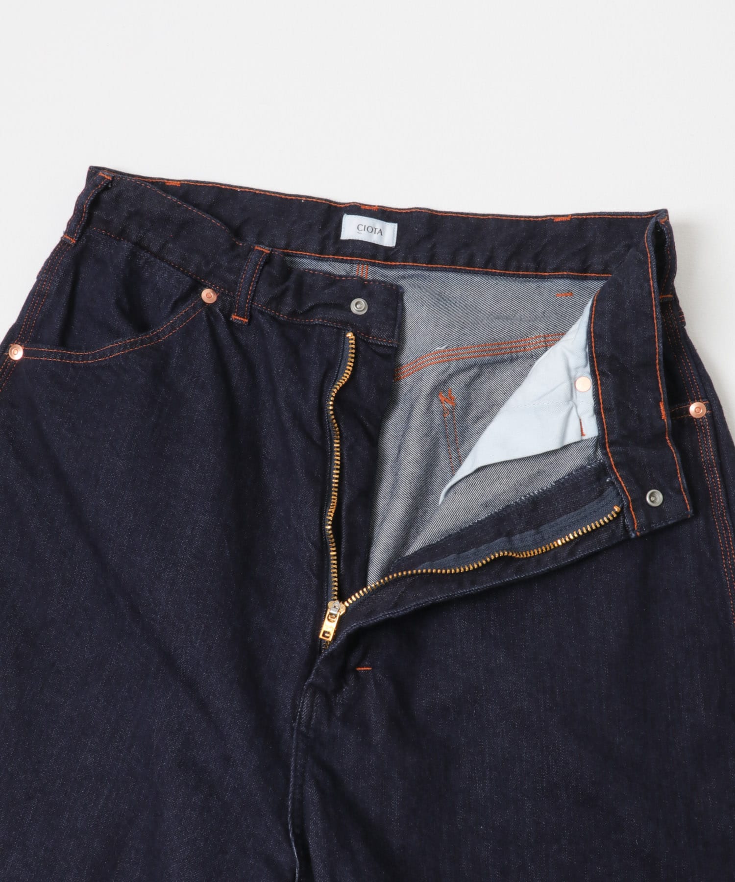 CIOTA　DENIM PAINTER PANTS DARK NAVY 4