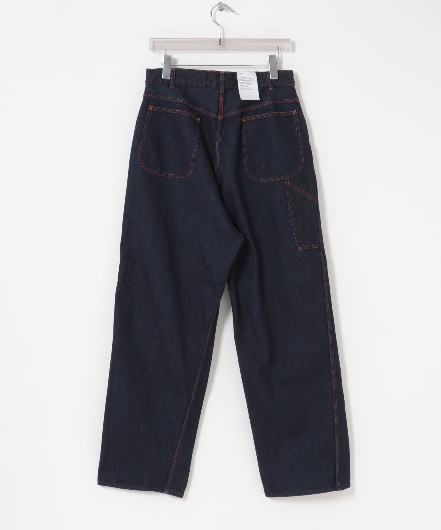 CIOTA　DENIM PAINTER PANTS DARK NAVY 4