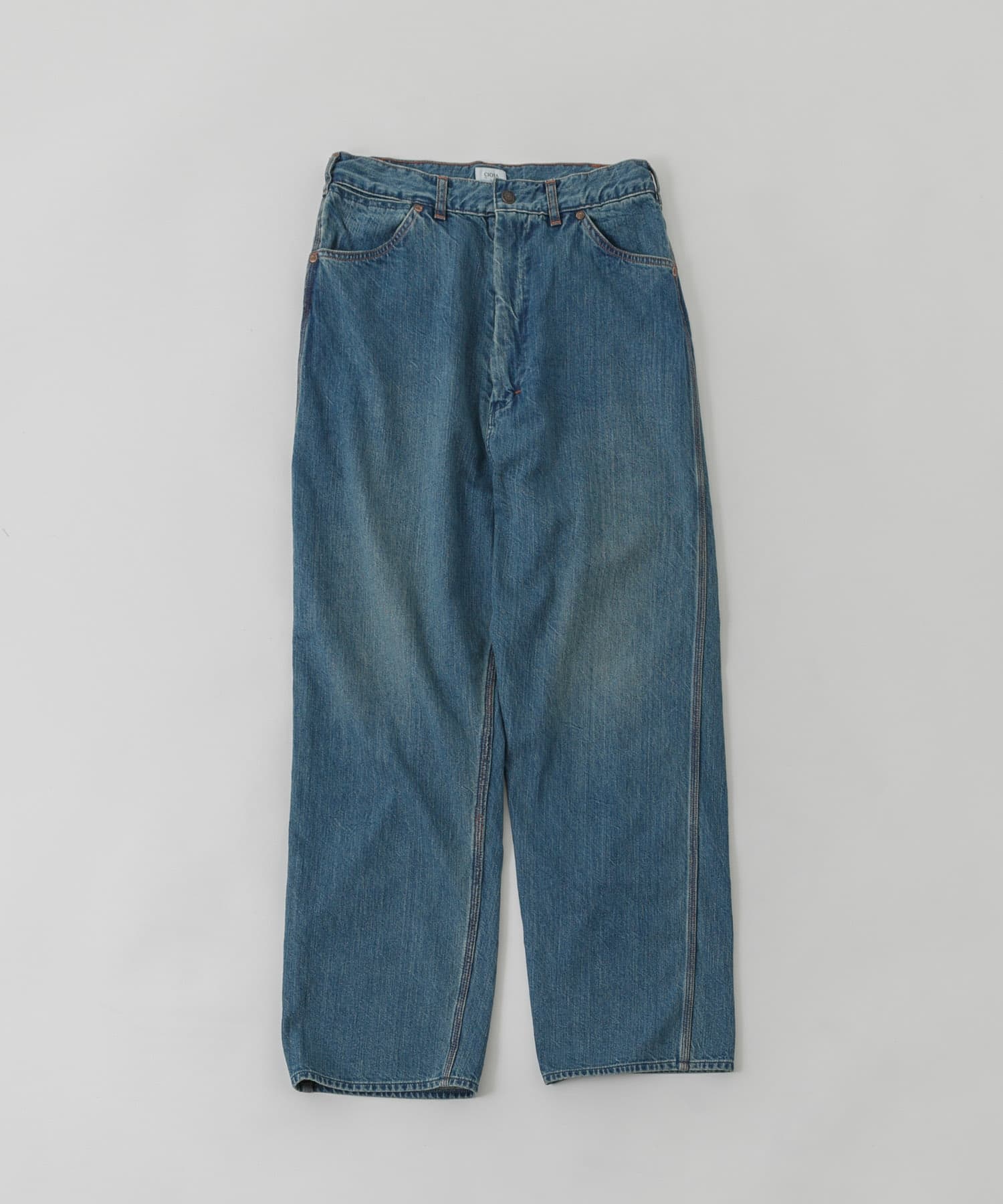 CIOTA　DENIM PAINTER PANTS M BLUE 4