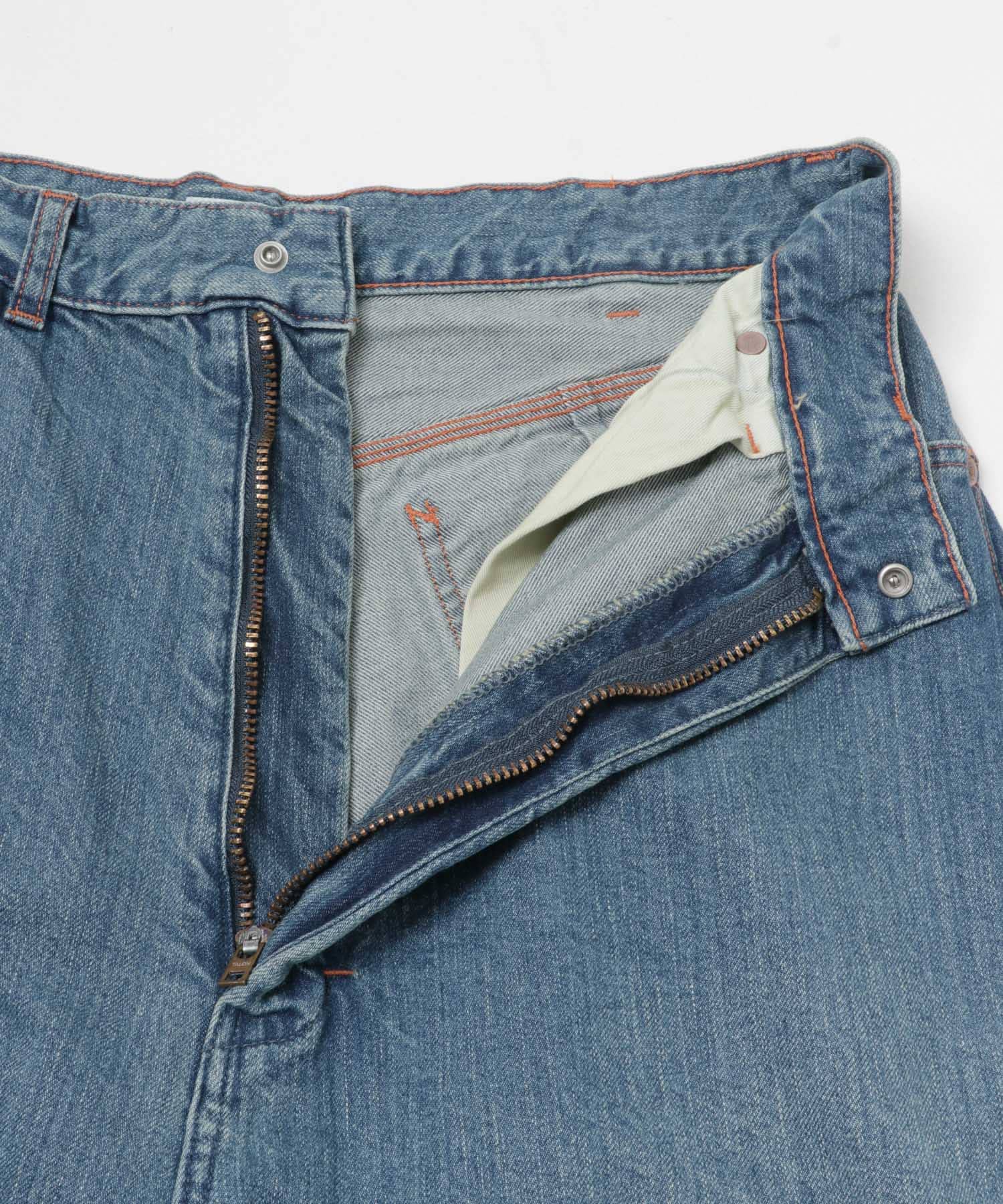 CIOTA　DENIM PAINTER PANTS M BLUE 4