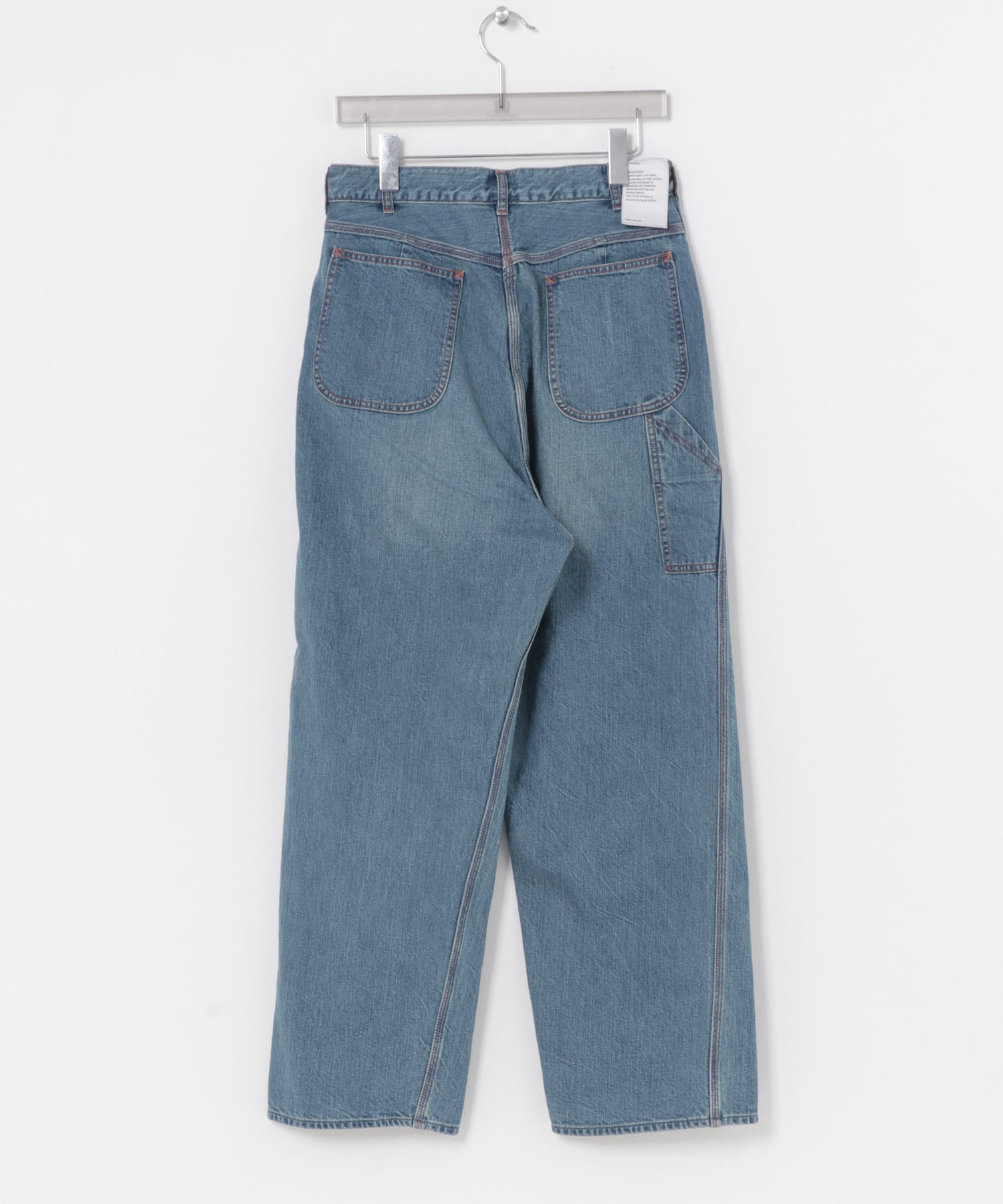 CIOTA　DENIM PAINTER PANTS M BLUE 4