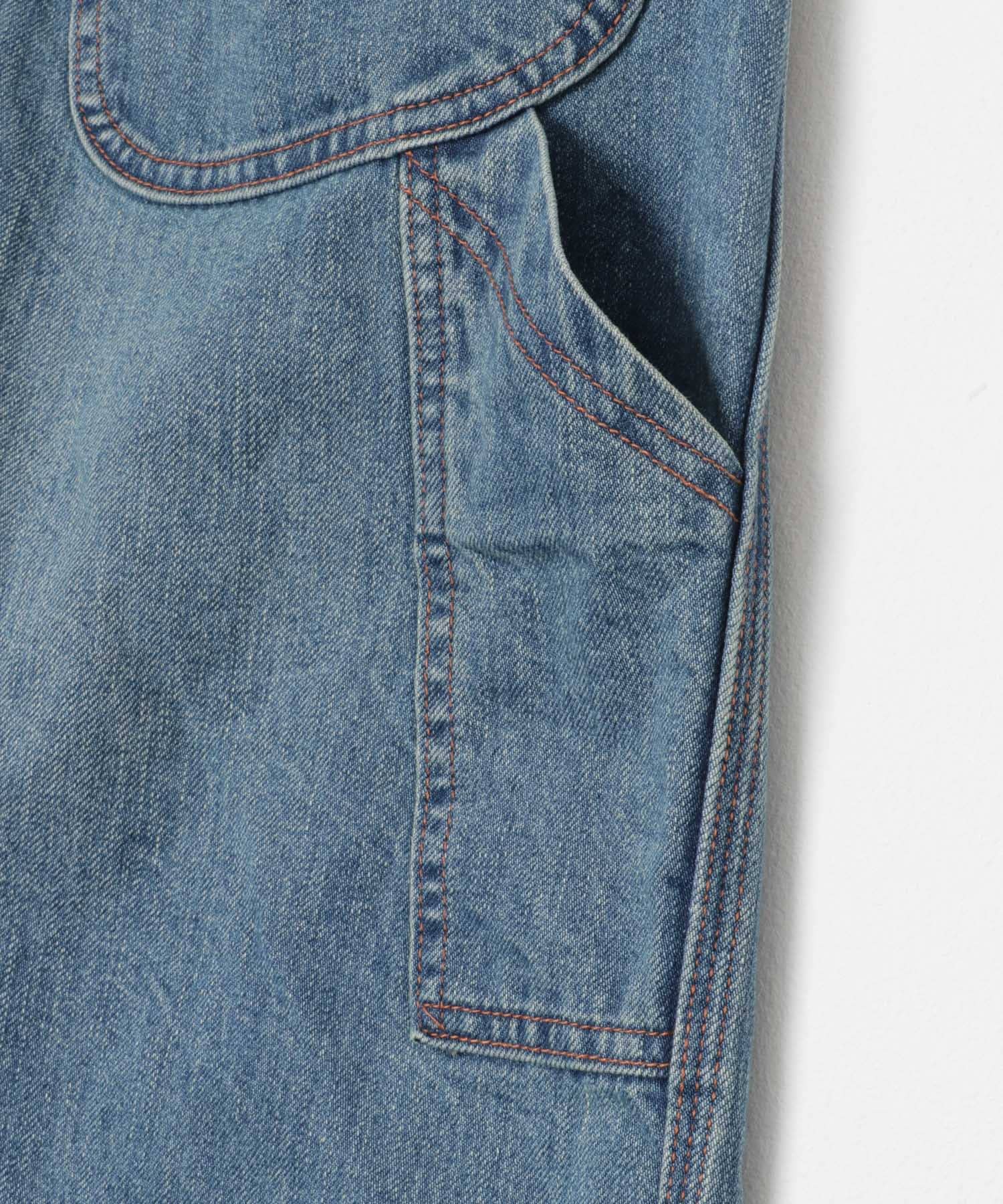 CIOTA　DENIM PAINTER PANTS M BLUE 4