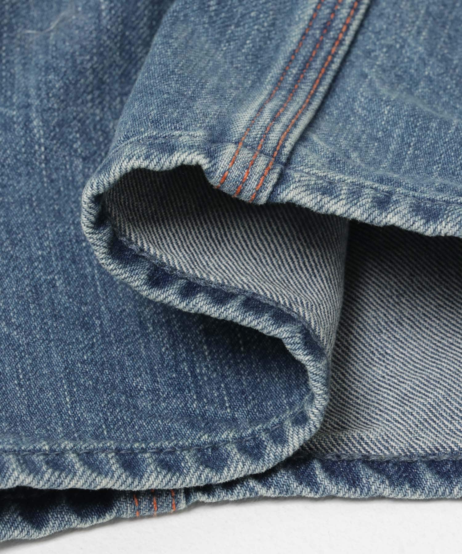 CIOTA　DENIM PAINTER PANTS M BLUE 4