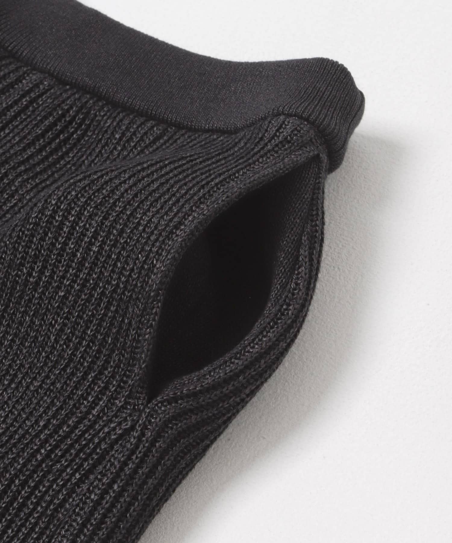 PURLAM　WASHI M-G AZE WD ST PANTS BLACK 2