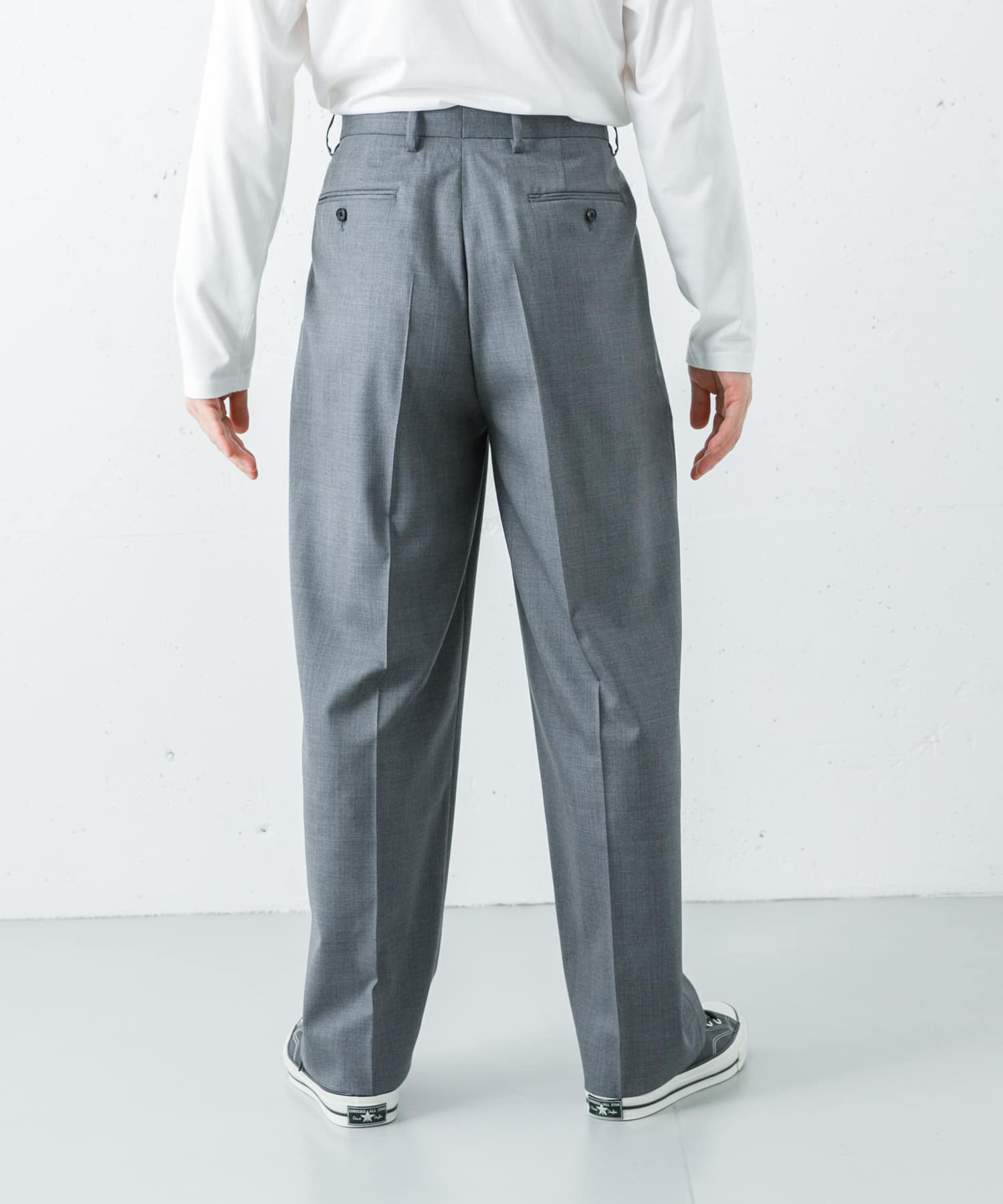 YLEVE S120S CHAMBRAY W 3TACK(3 020 GREY): ボトム｜URBAN RESEARCH