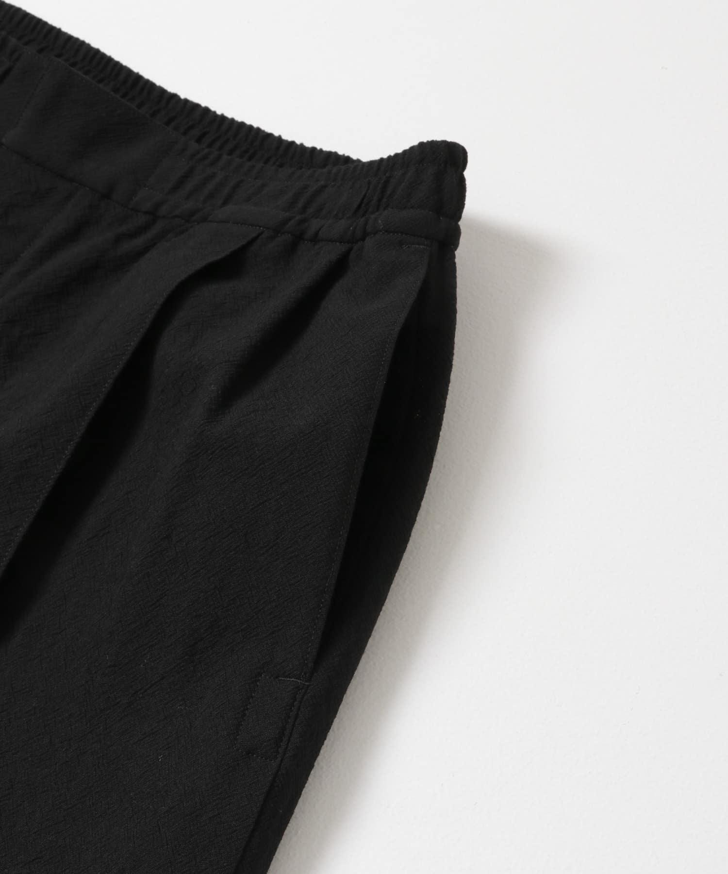 Product Twelve　TECHNO WOOL SLP TROUSERS BLACK 2