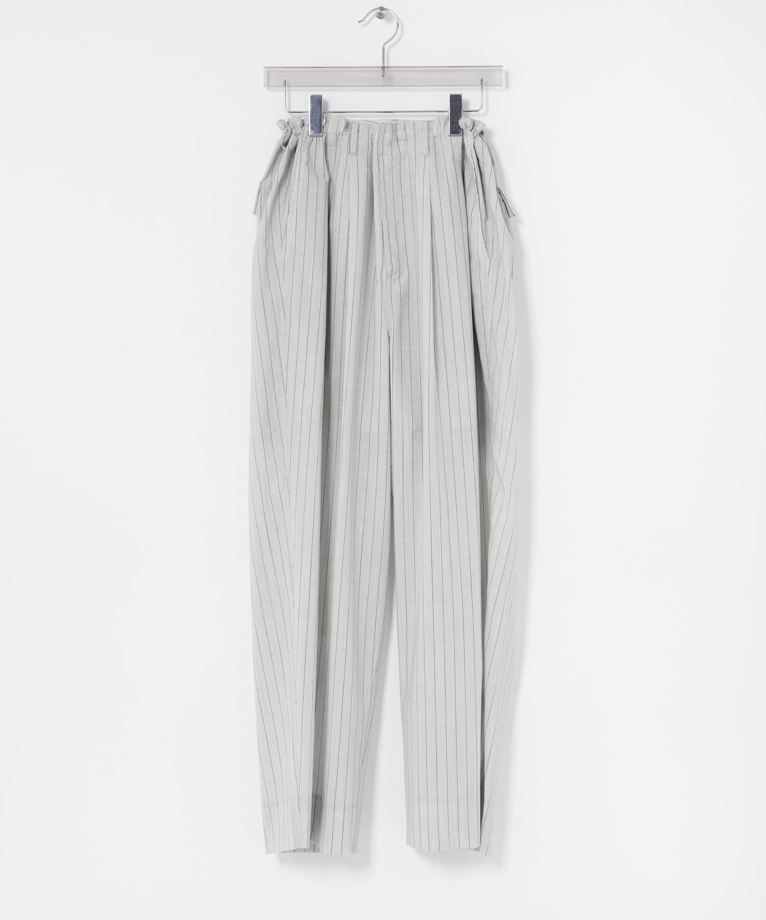 nonnotte　2-TUCK DRW CRD WIDE TRSR