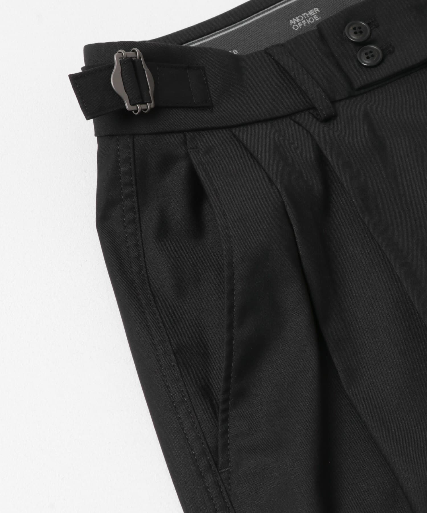 ANOTHER OFFICE　SANTIAGO SLACKS FLEXIBLE BLACK 2